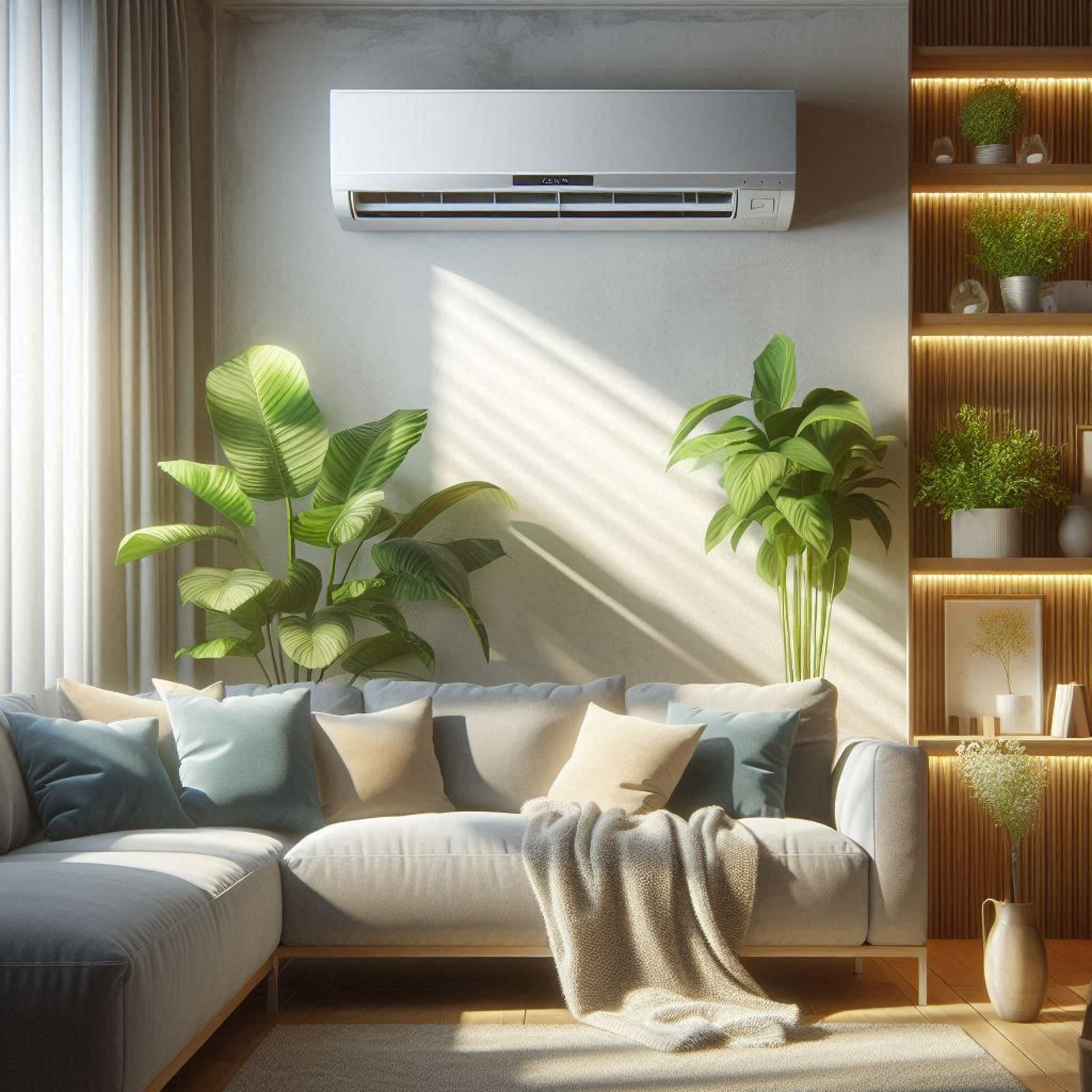 an abstract photo of a curved building with a blue sky in the background