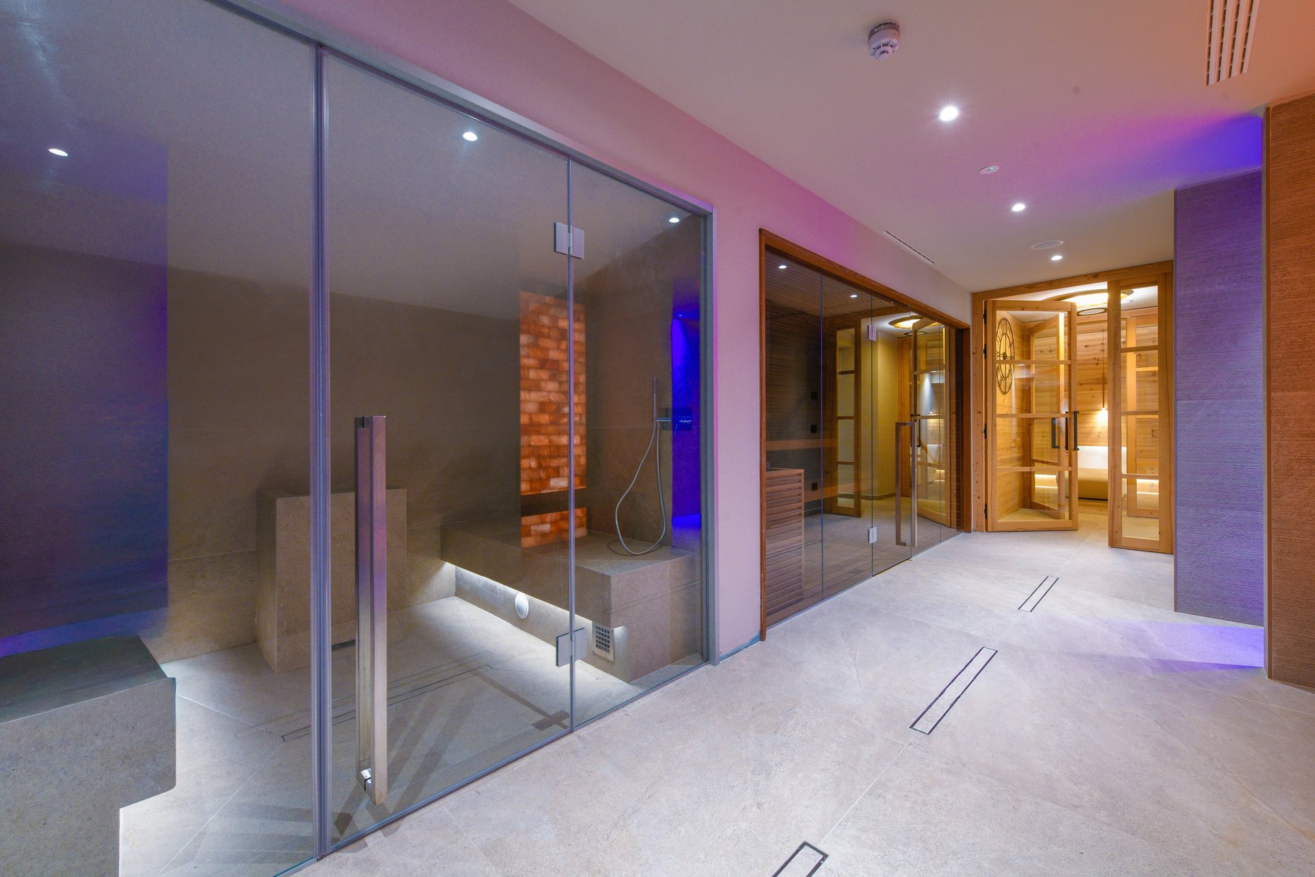 brown and white floral round table