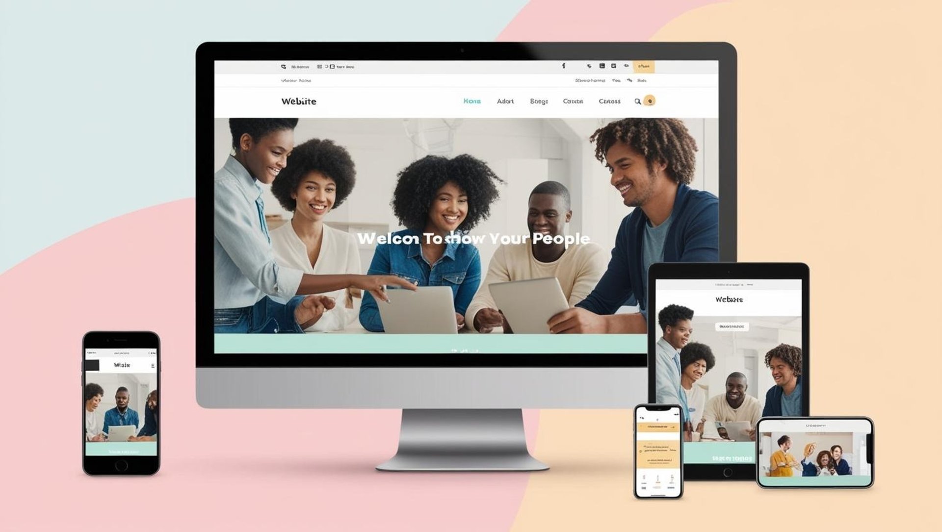 Responsive Design für mobile Geräte und Desktop-Ansicht
