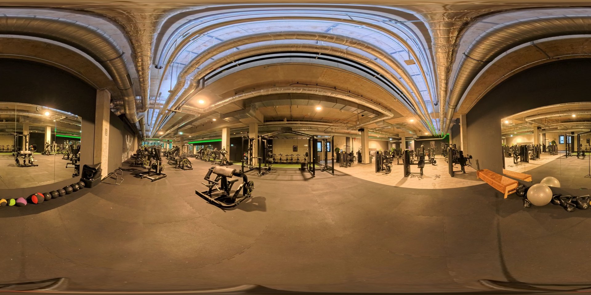 Fitnessstudio als Referenz für interaktive 360° Touren und virtuelle Rundgänge