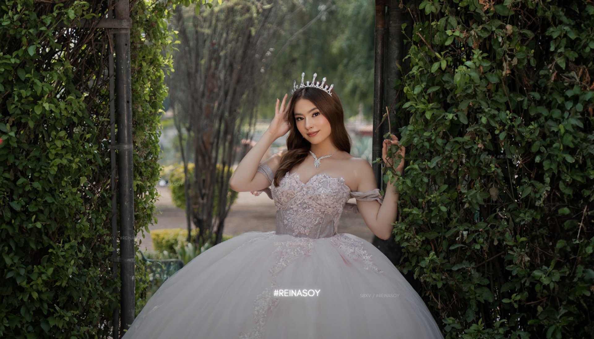 an abstract photo of a curved building with a blue sky in the background
