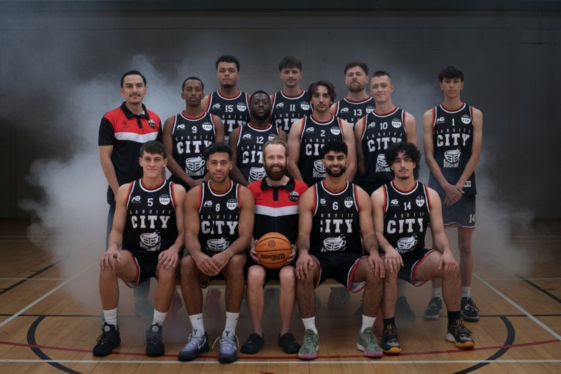 black and brown leather padded tub sofa