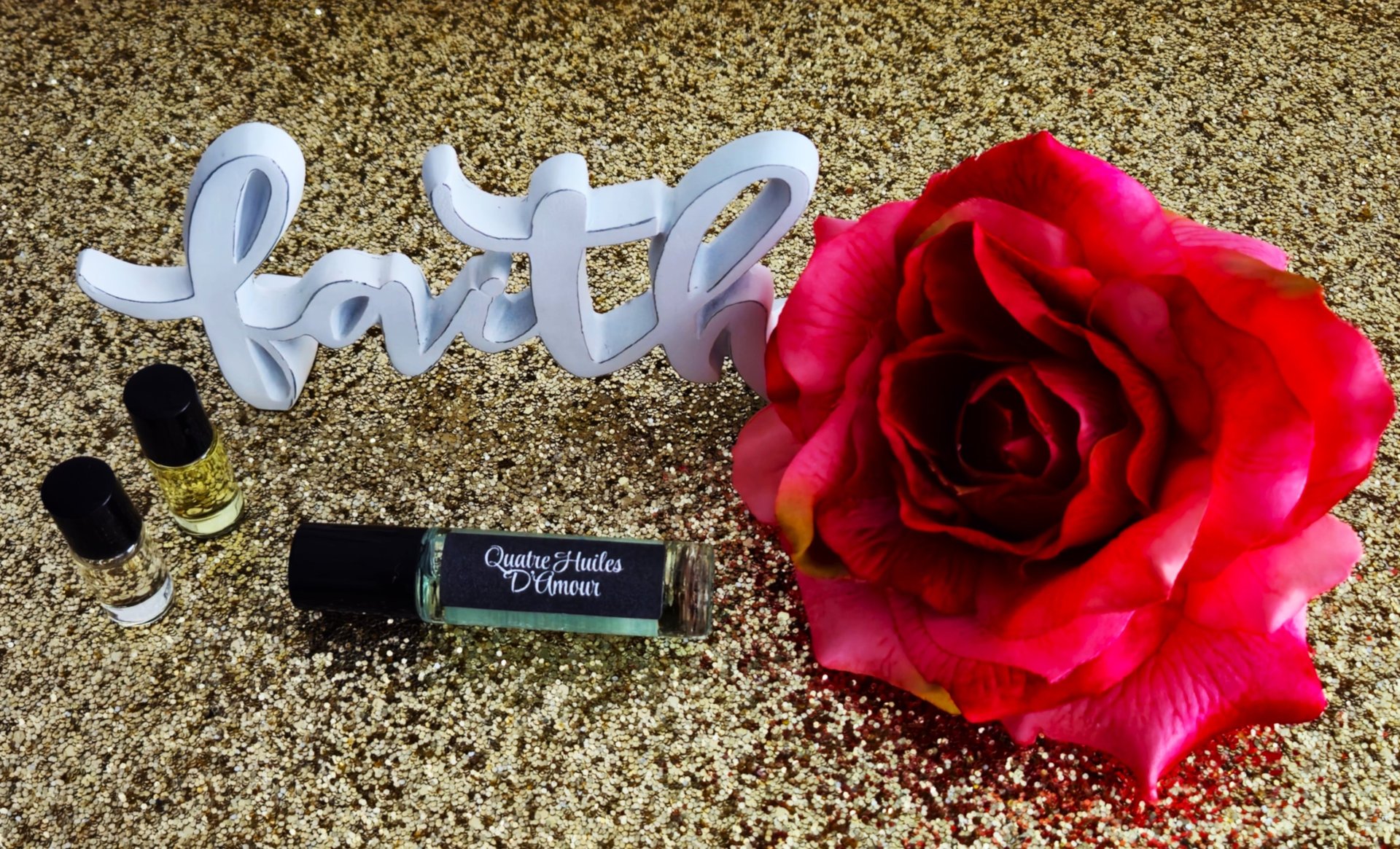 black and orange tube bottle