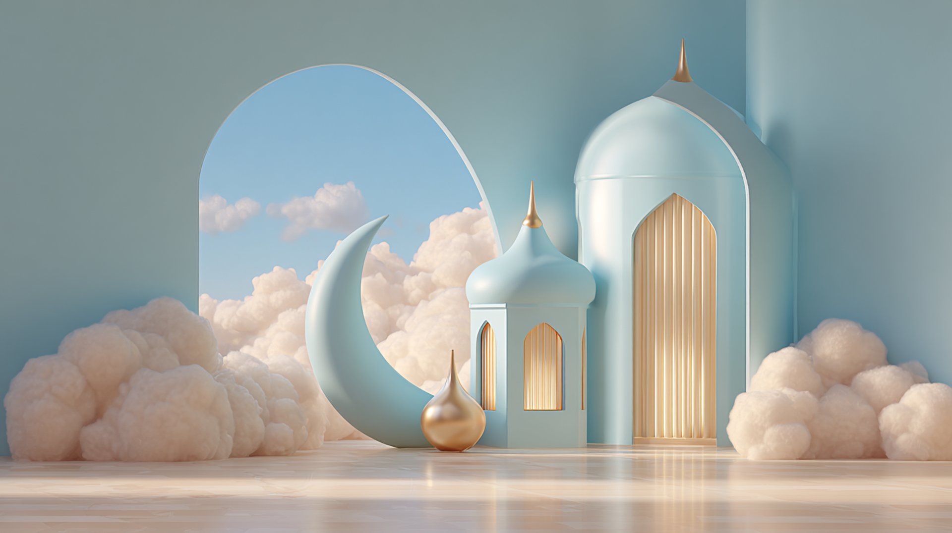 Ornate brown and green decorative pattern with red accents