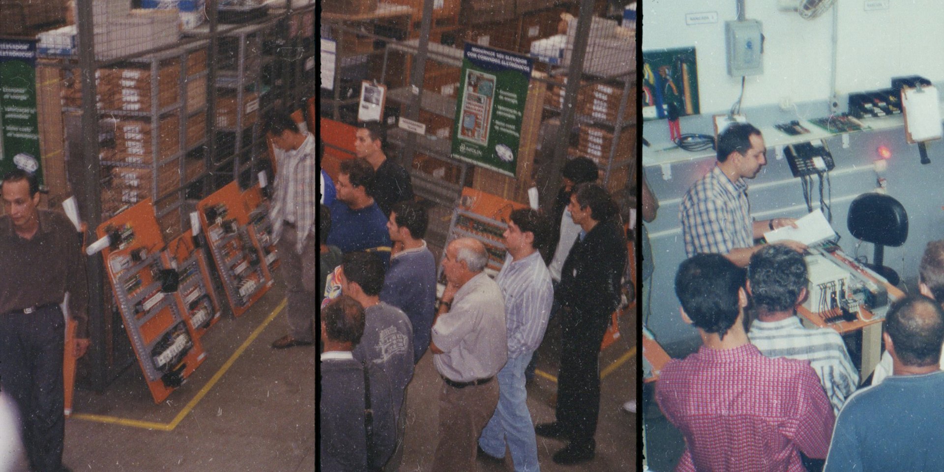 an abstract photo of a curved building with a blue sky in the background