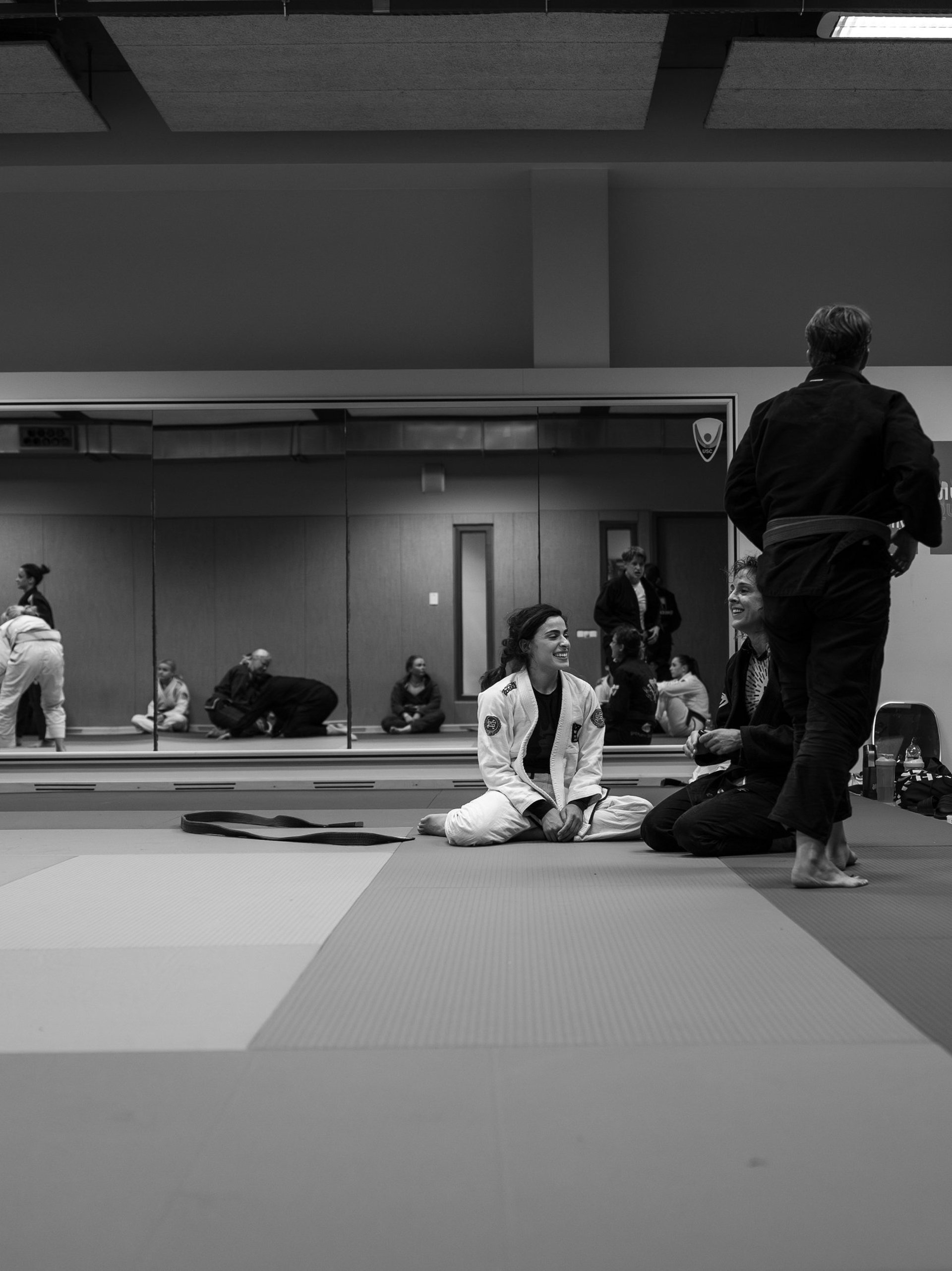 Remi White training at JiuJitsu Queenz Women Camp in Amsterdam