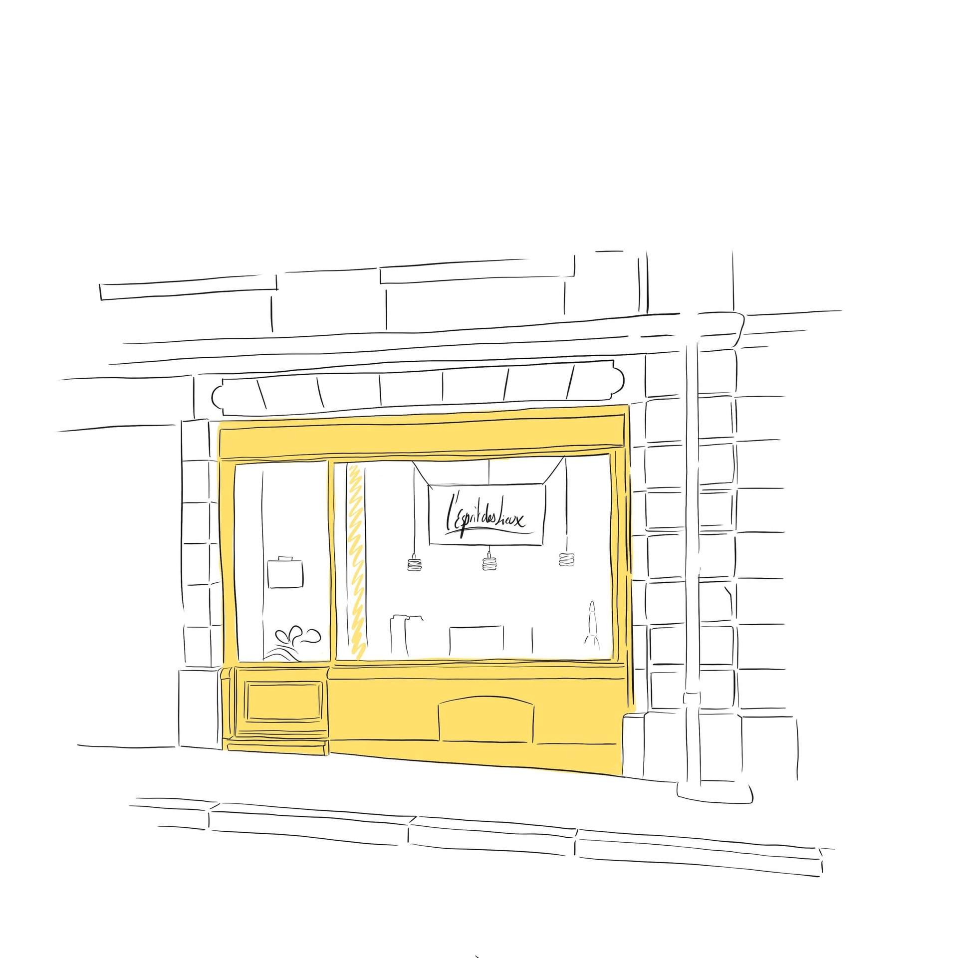 an abstract photo of a curved building with a blue sky in the background