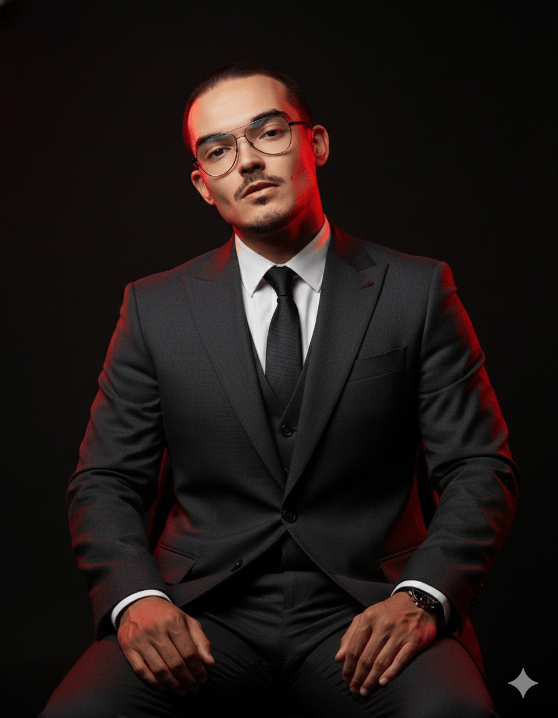 an abstract photo of a curved building with a blue sky in the background