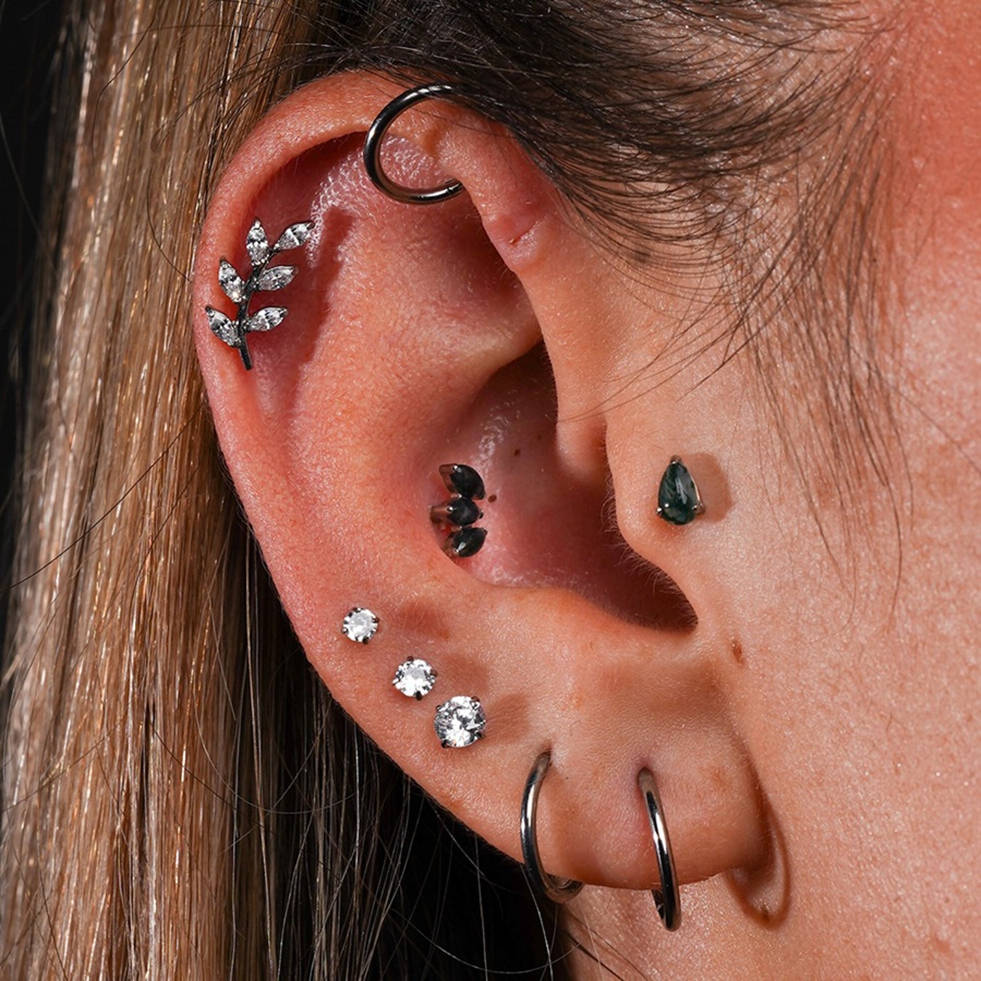 Piercing lobe - Essonne - Helia piercing