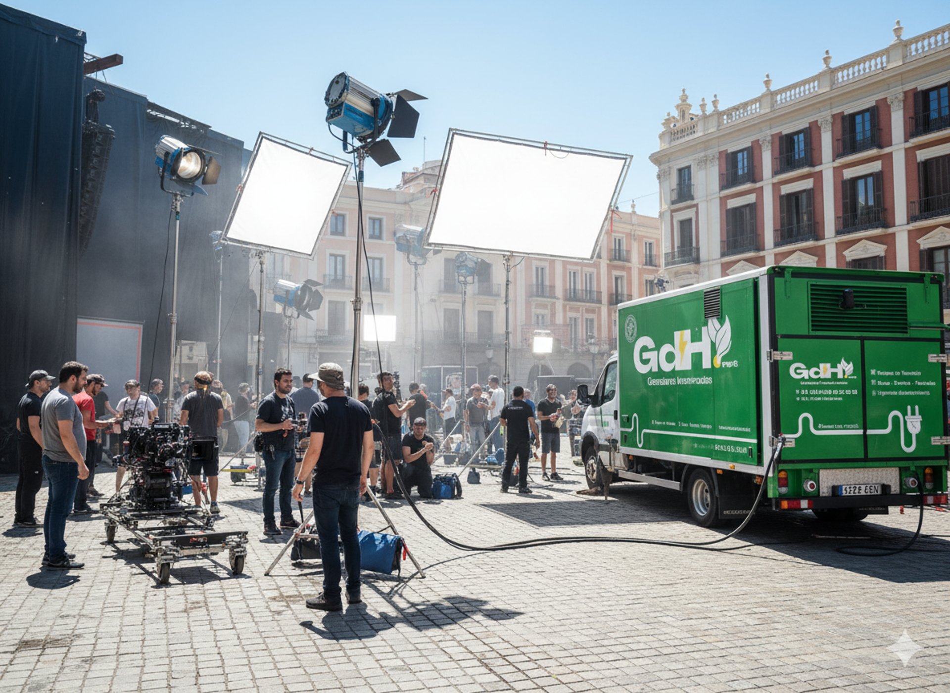 truck moving in the middle of trees