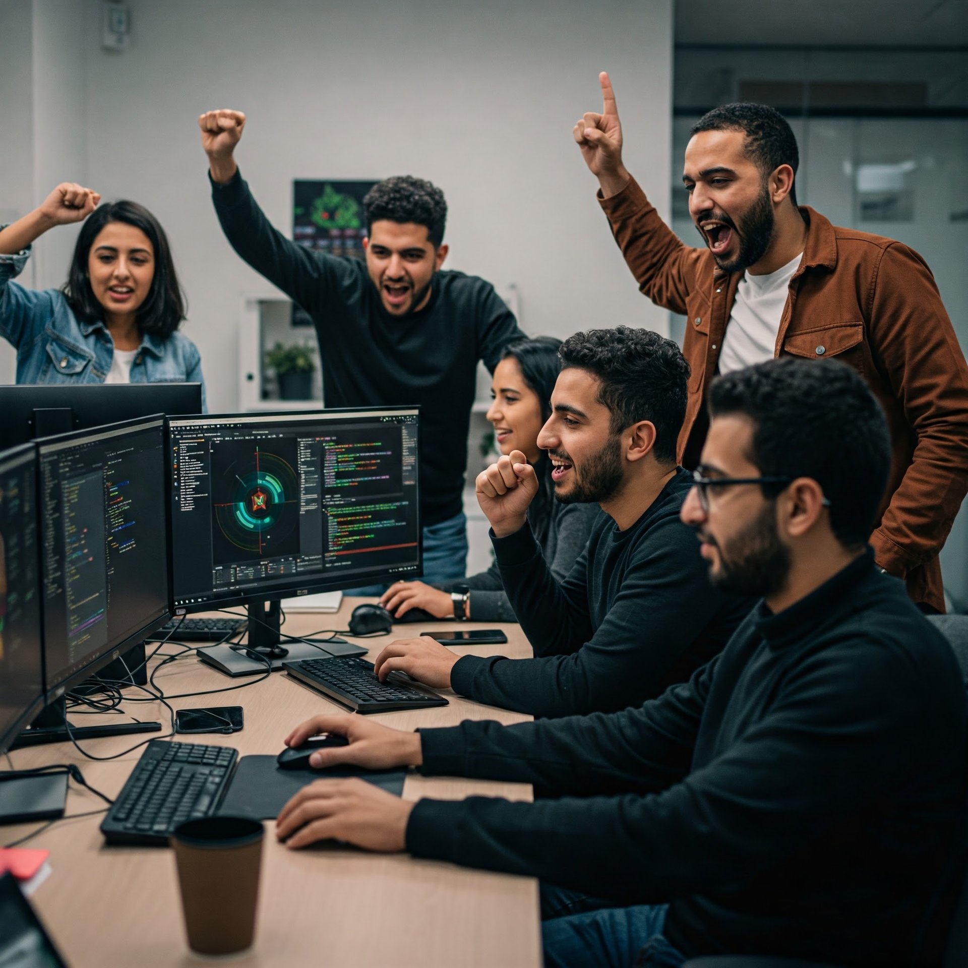 gray computer monitor