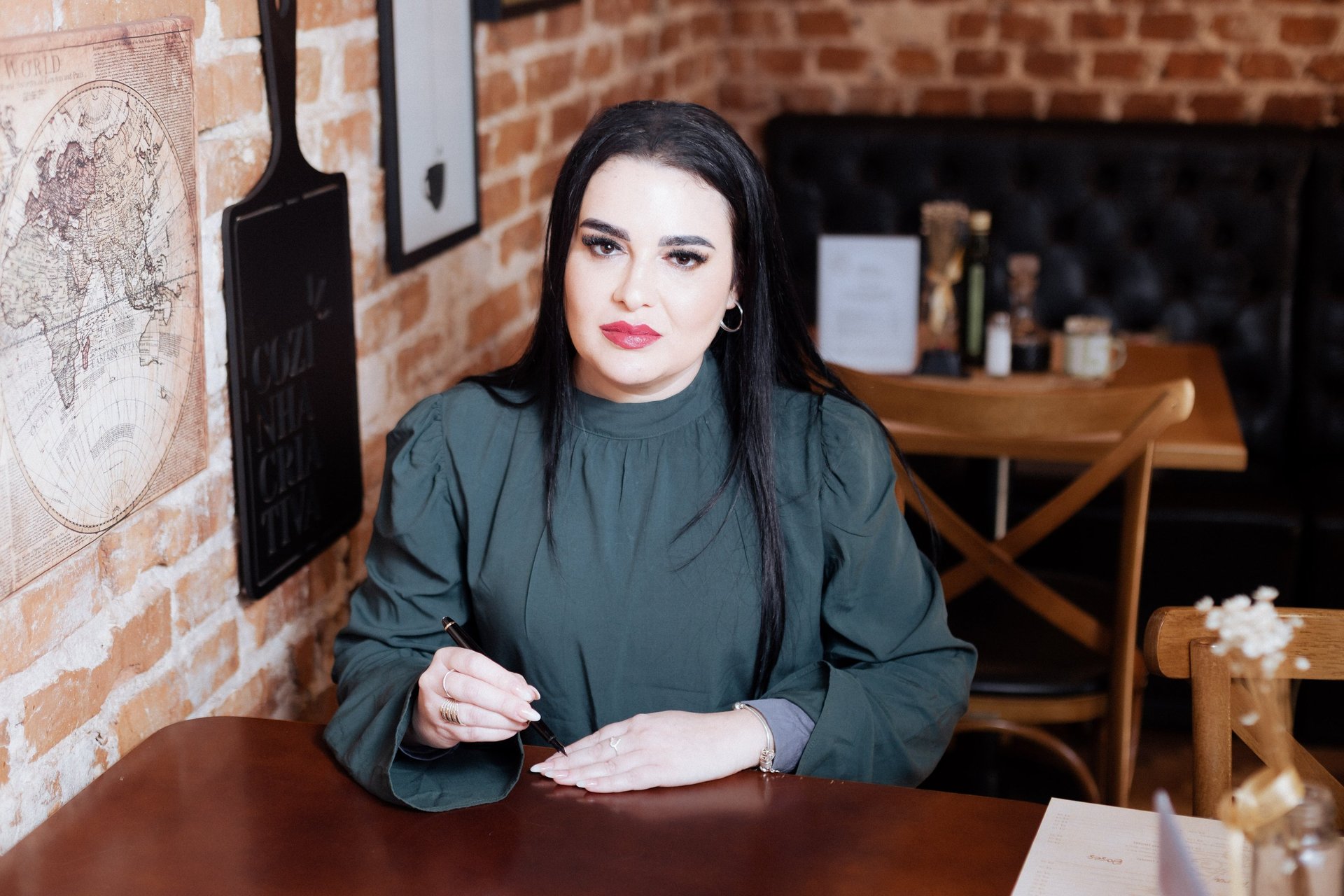 person using black laptop computer