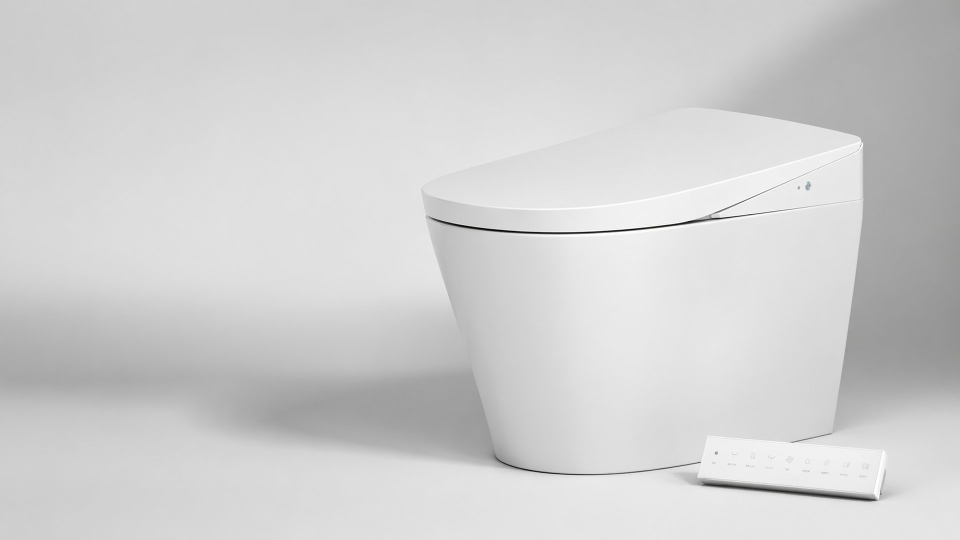 an abstract photo of a curved building with a blue sky in the background