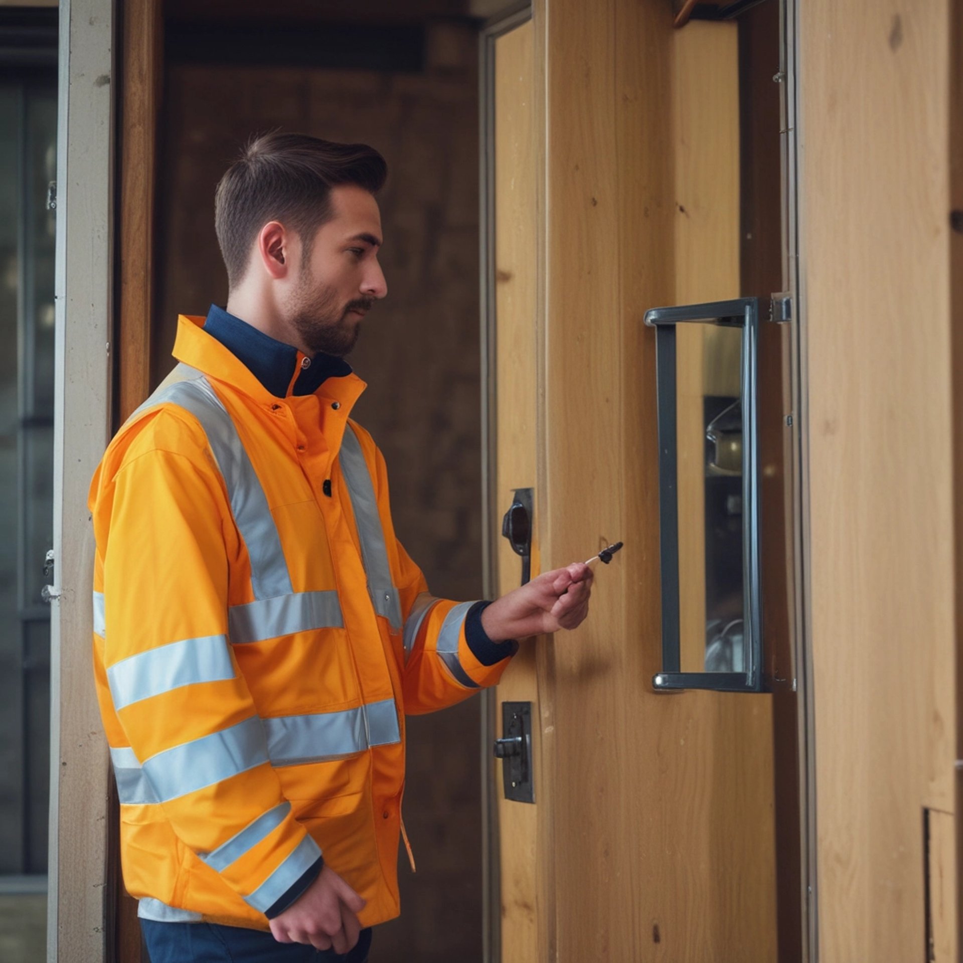 a very tall building with many windows on it