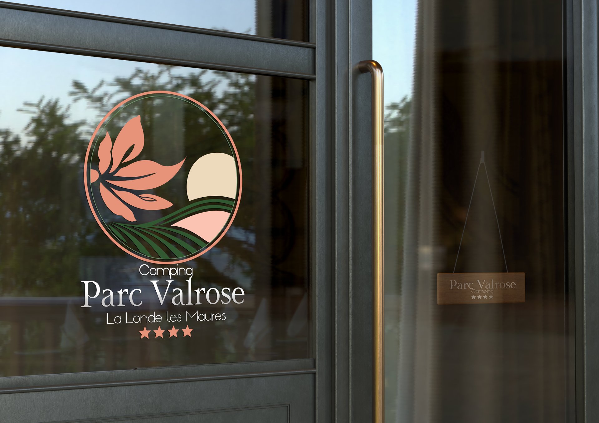 an abstract photo of a curved building with a blue sky in the background