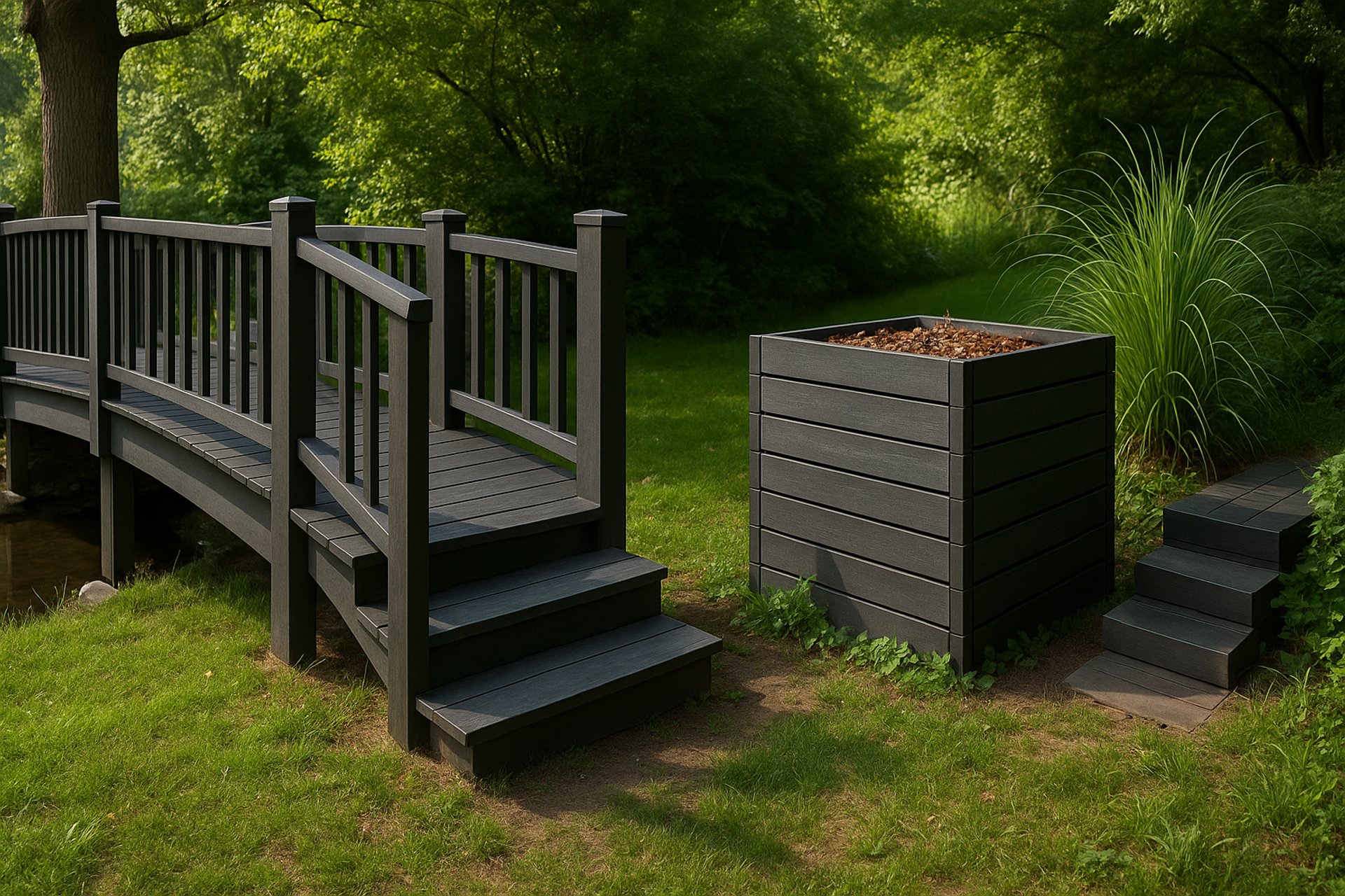 an abstract photo of a curved building with a blue sky in the background