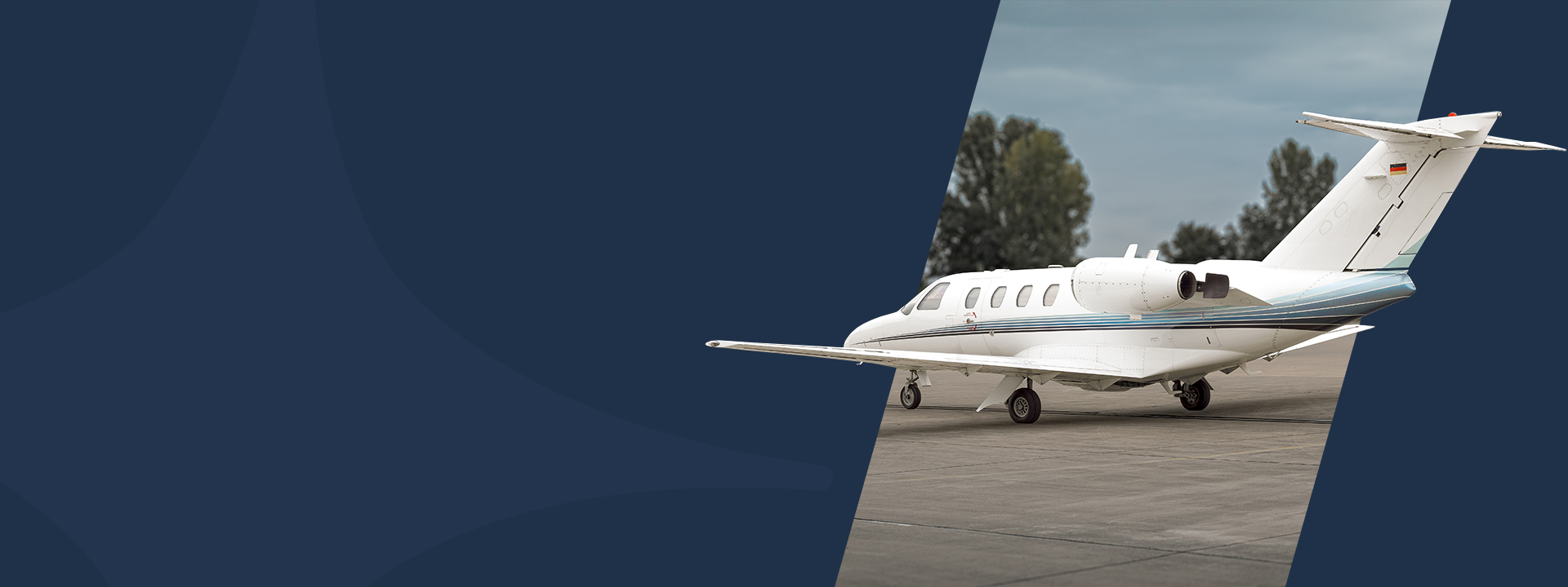 Hawker 800XP cabin interior with luxury leather seating and ambient lighting