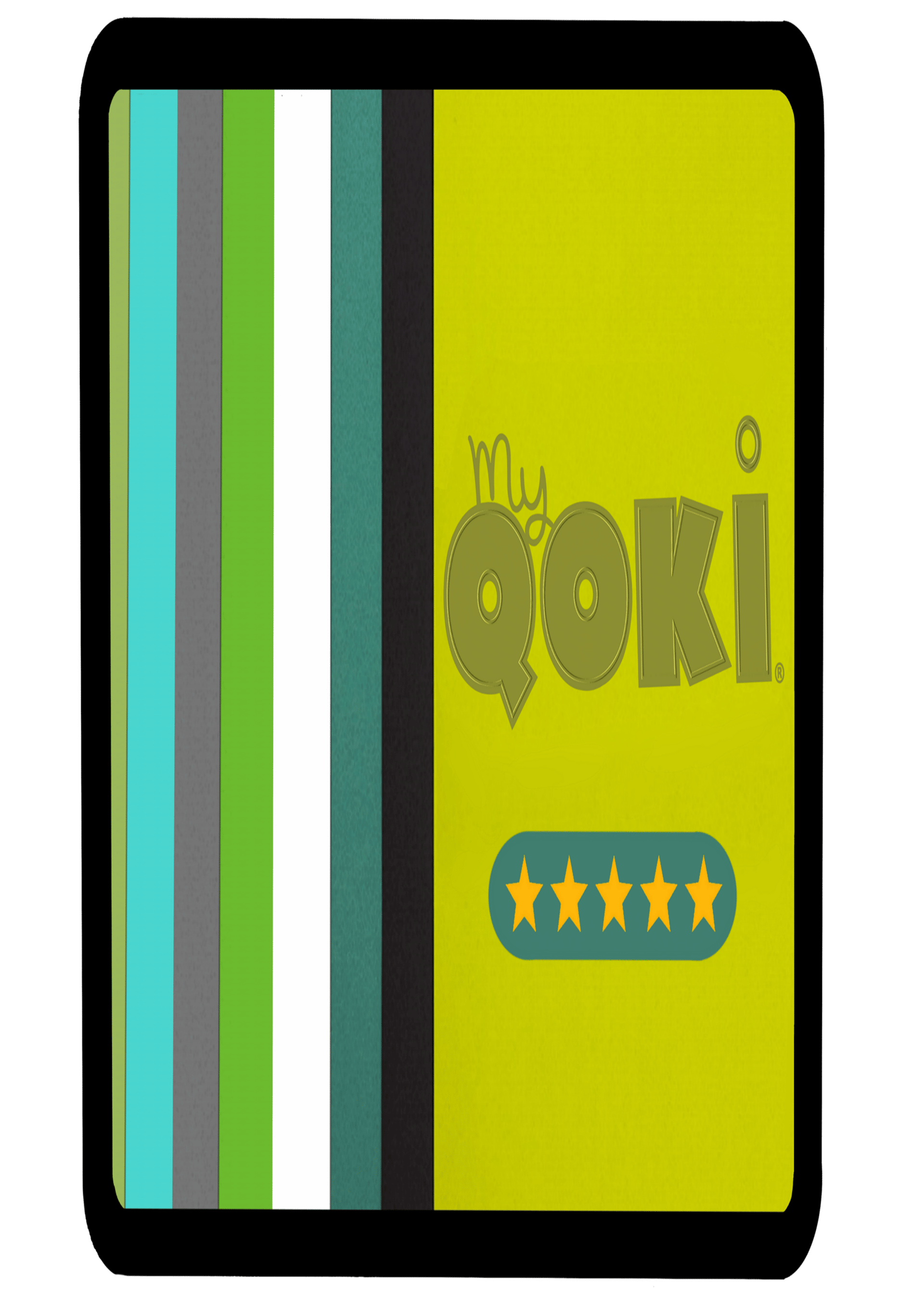 tablet with my qoki logo