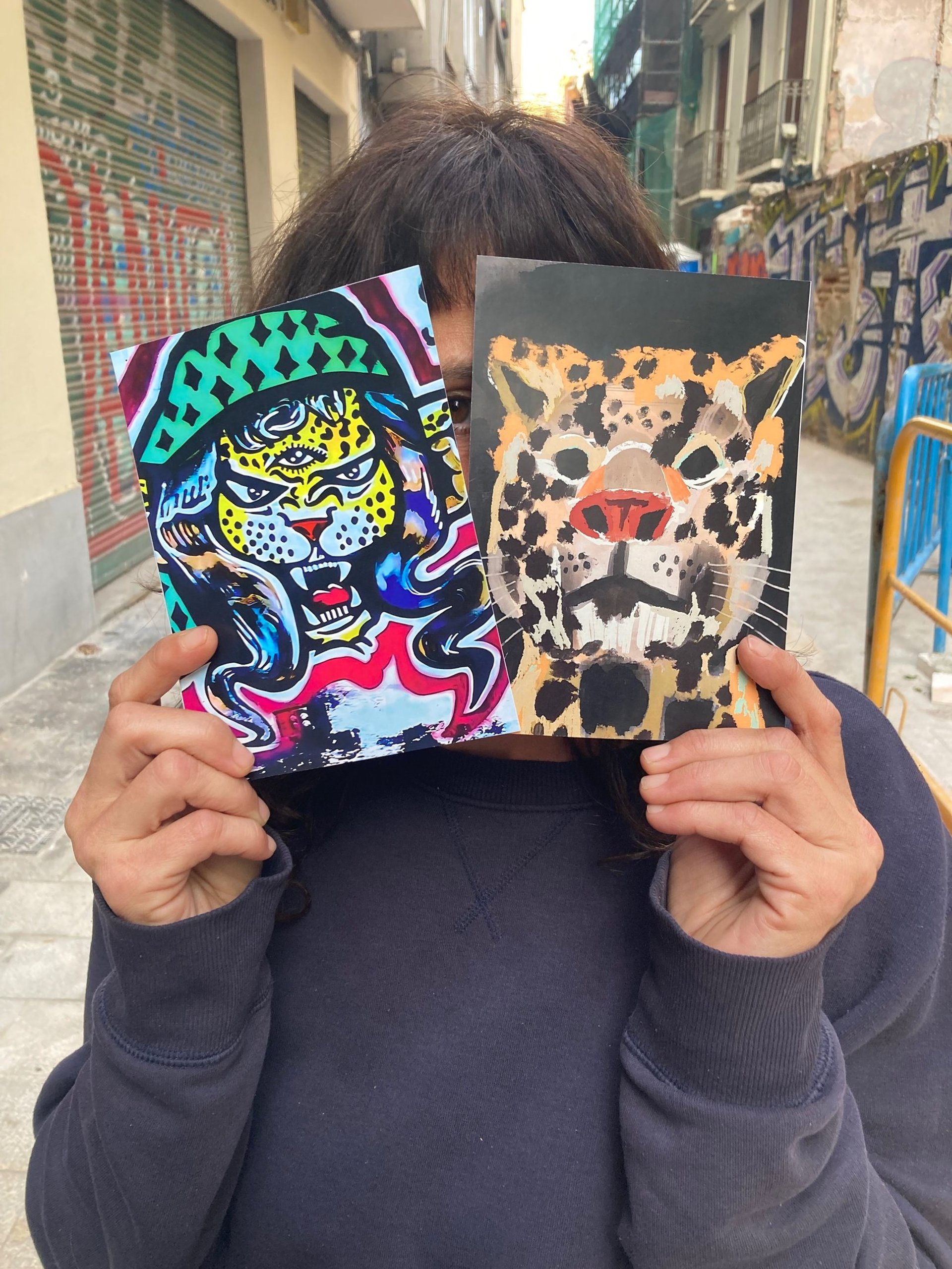 black blue and yellow textile