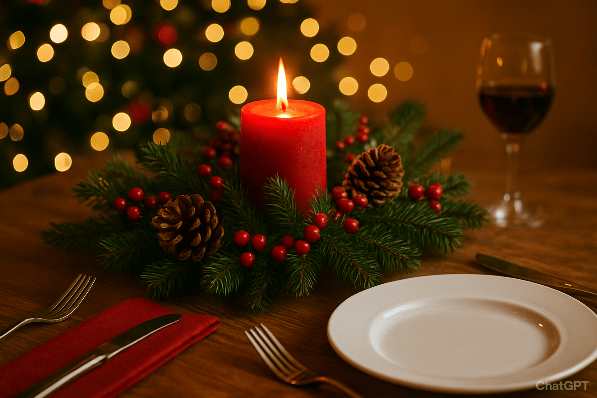 green Christmas tree