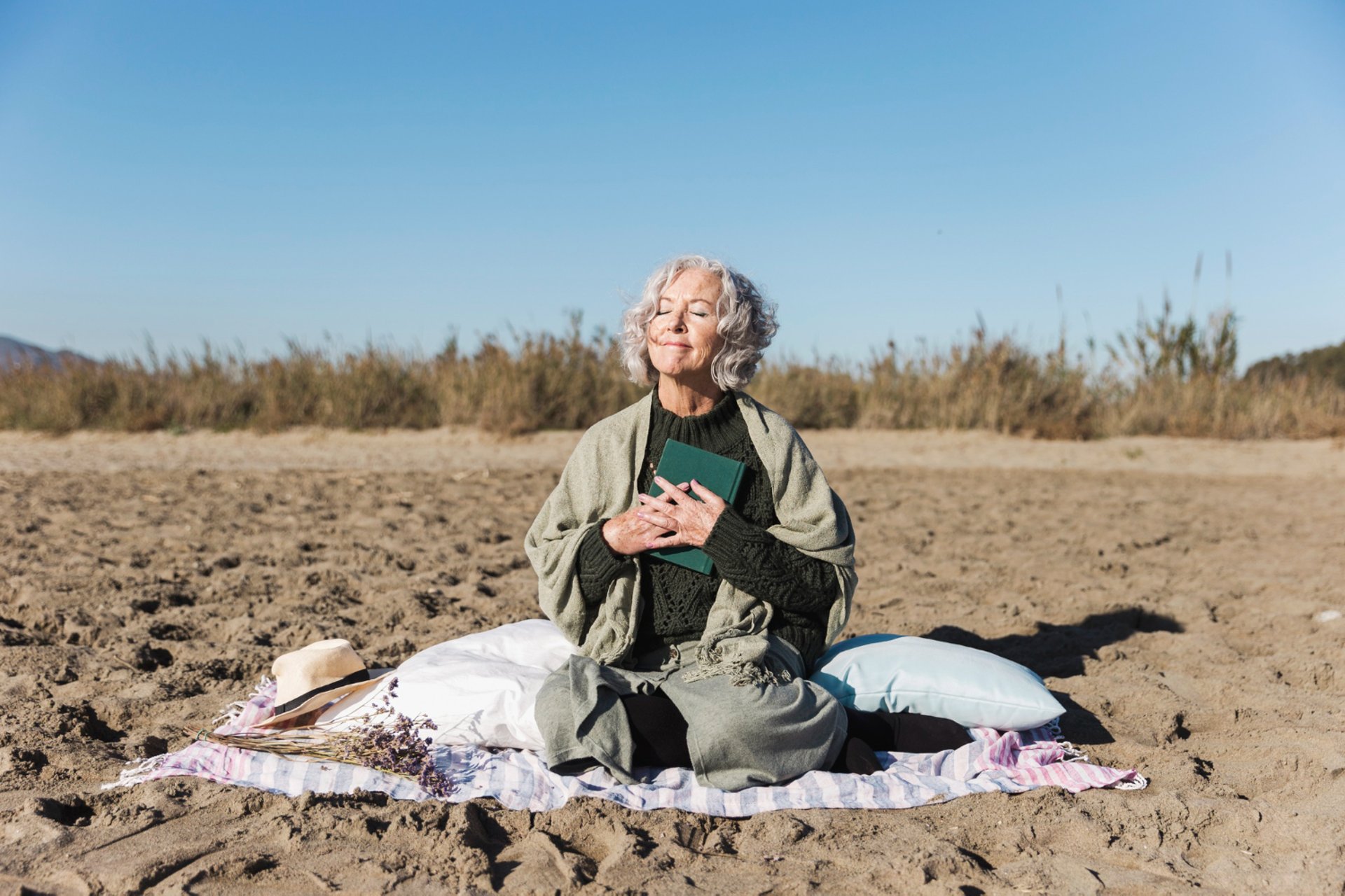 an abstract photo of a curved building with a blue sky in the background