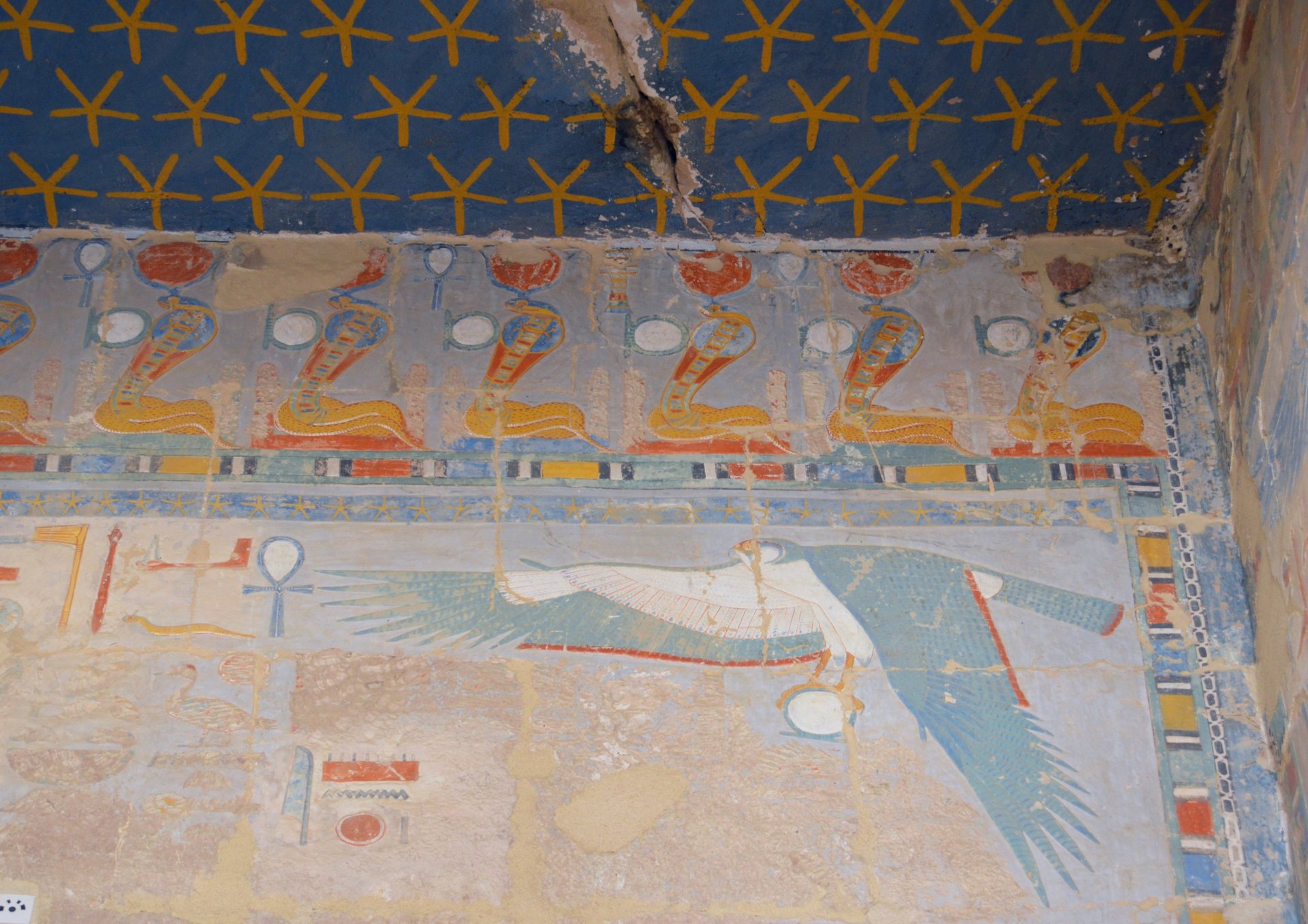 black blue and yellow textile