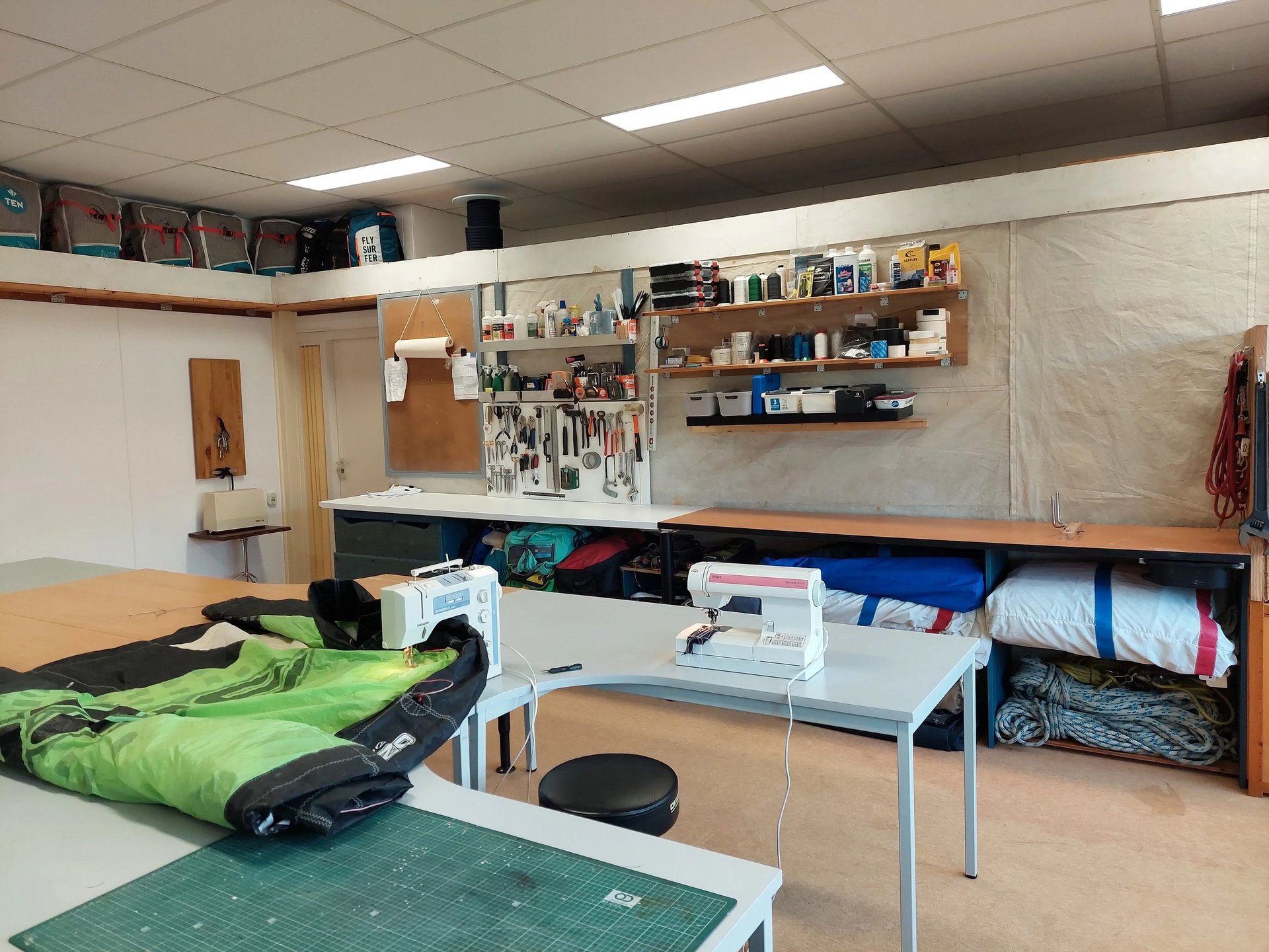 Werkruimte bij Sisu Repair