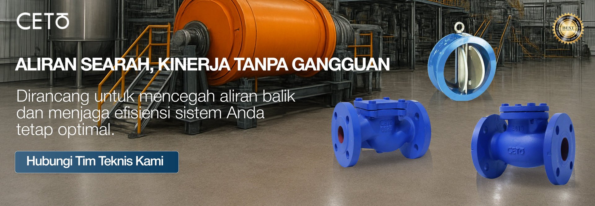 Ceto Check Valve Banner