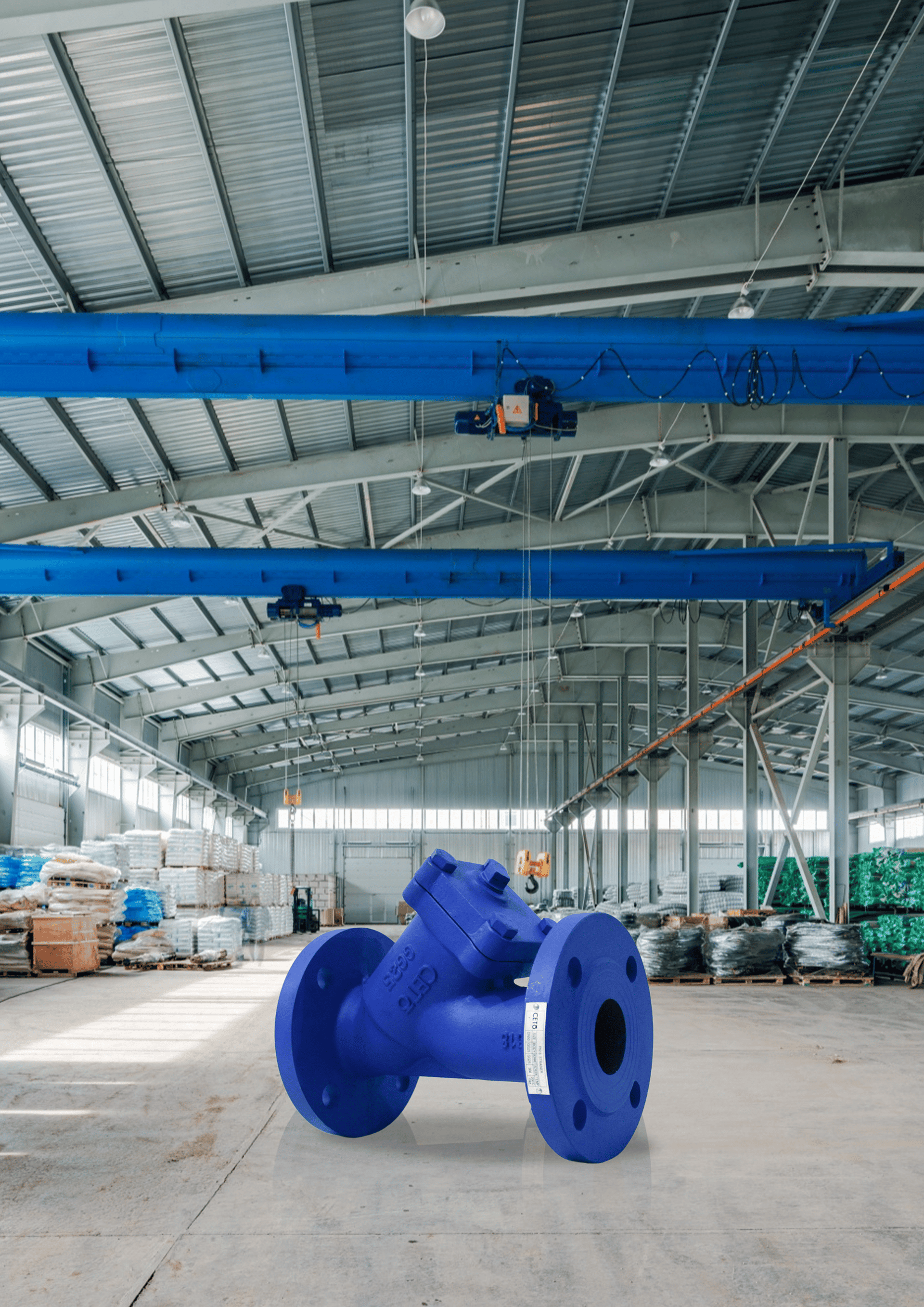 an abstract photo of a curved building with a blue sky in the background