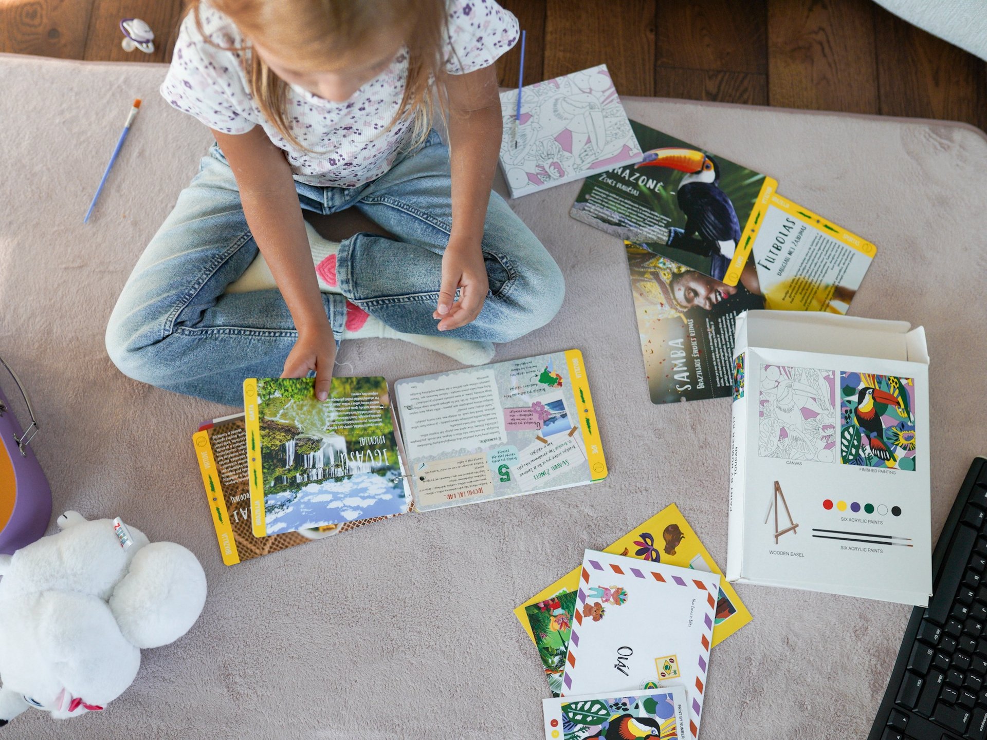 an abstract photo of a curved building with a blue sky in the background