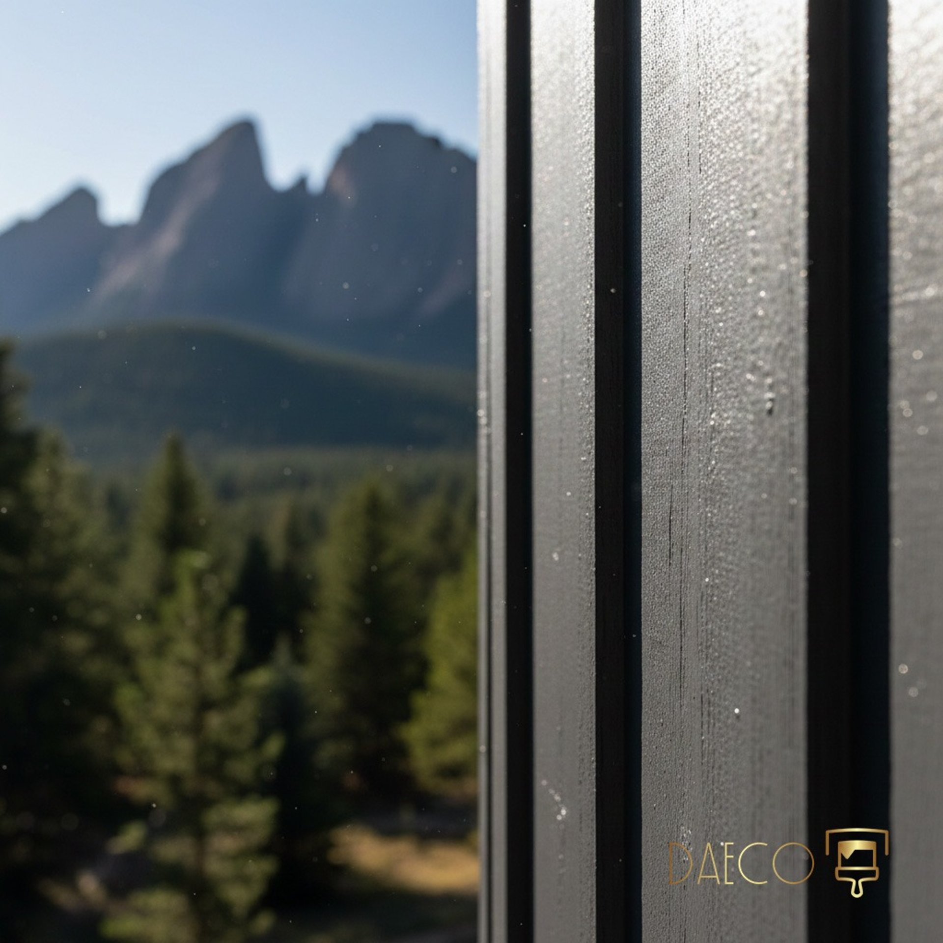 an abstract photo of a curved building with a blue sky in the background