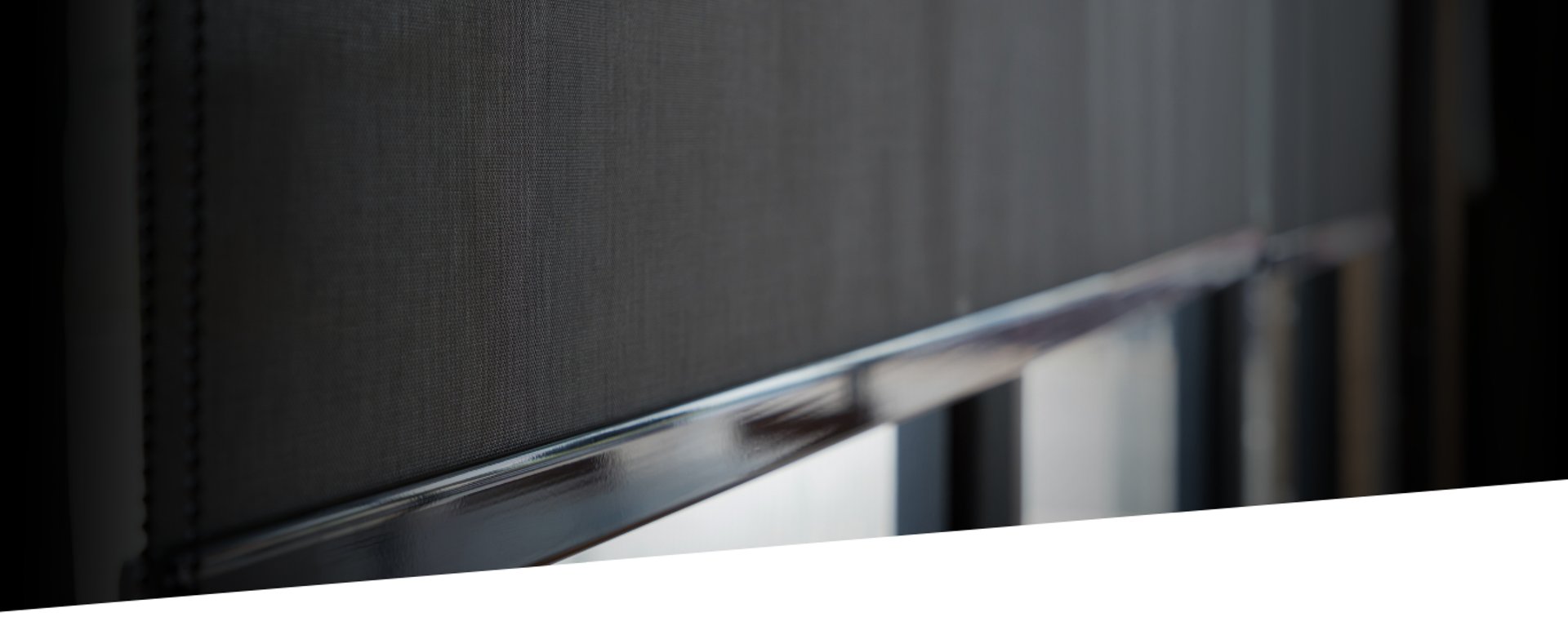 white glass panel curtains