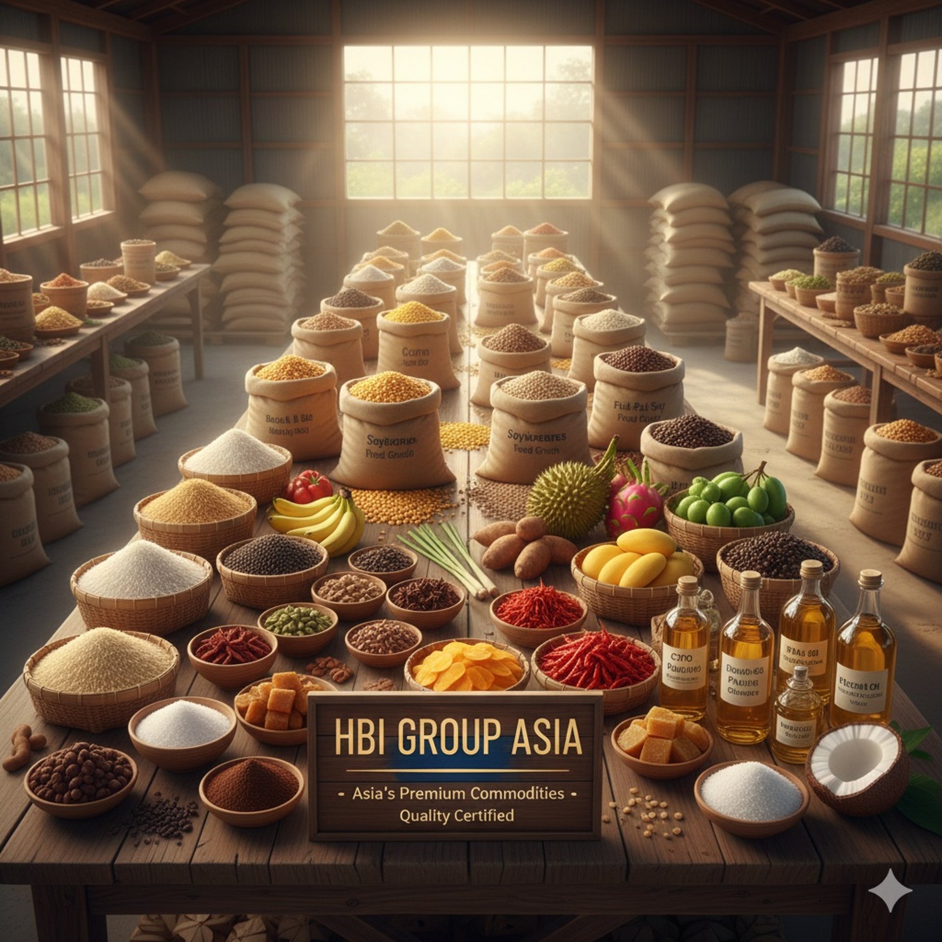 Products and categories supply by hbi group asia high business international