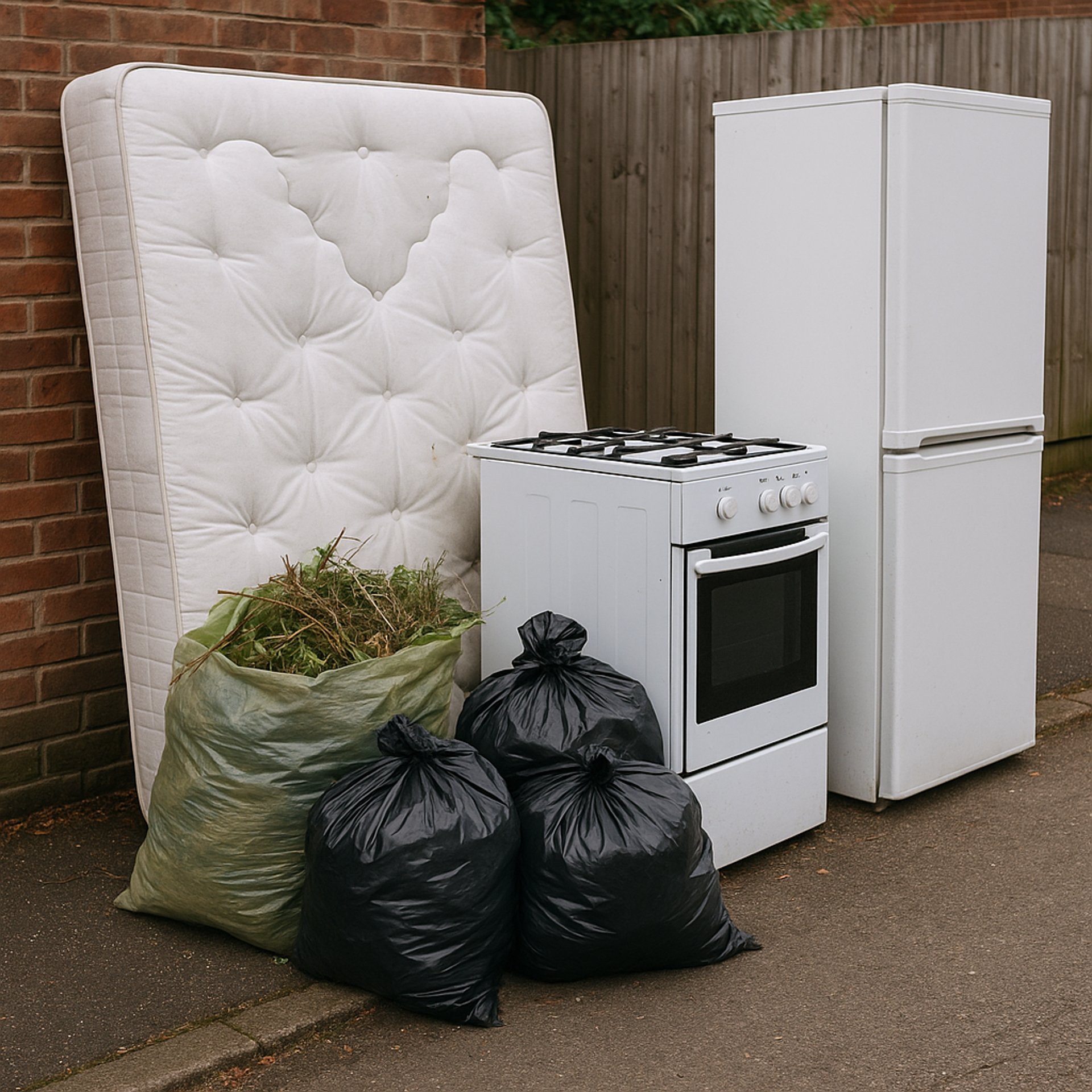 black and brown leather padded tub sofa