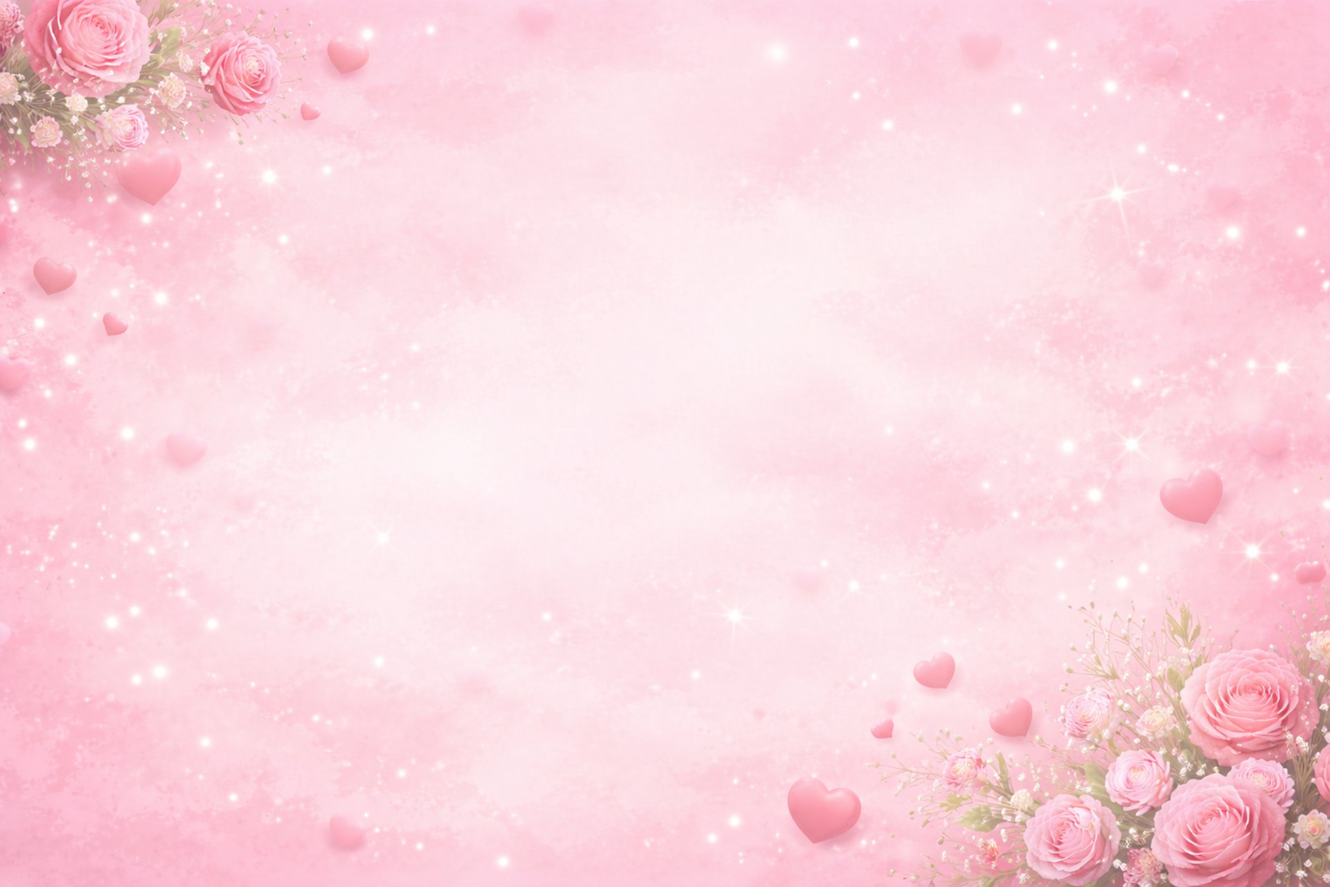 pink and green flower painting