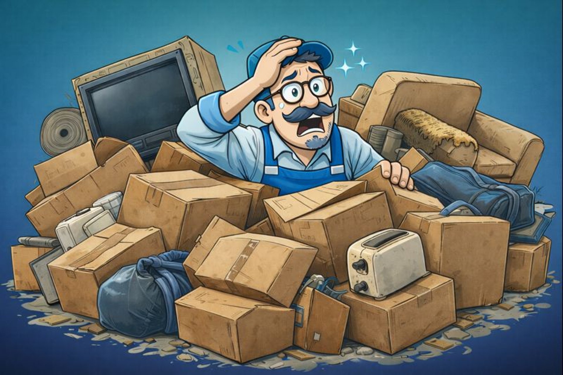 an abstract photo of a curved building with a blue sky in the background