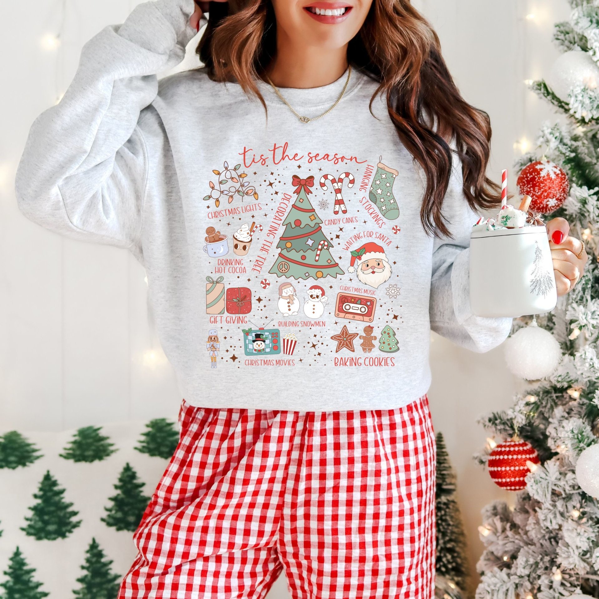 halloween sweatshirt 'tis the season