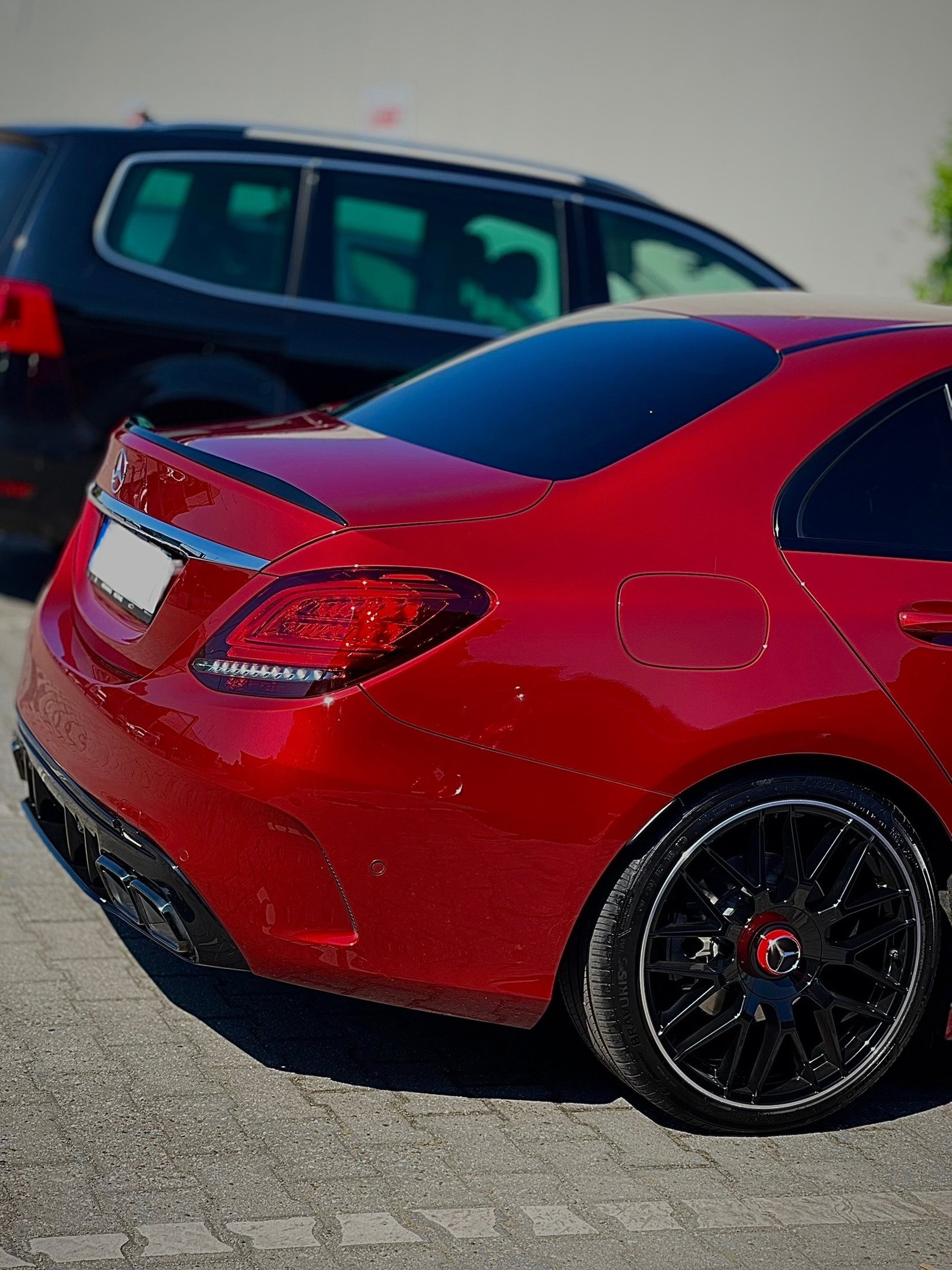 black and brown leather padded tub sofa