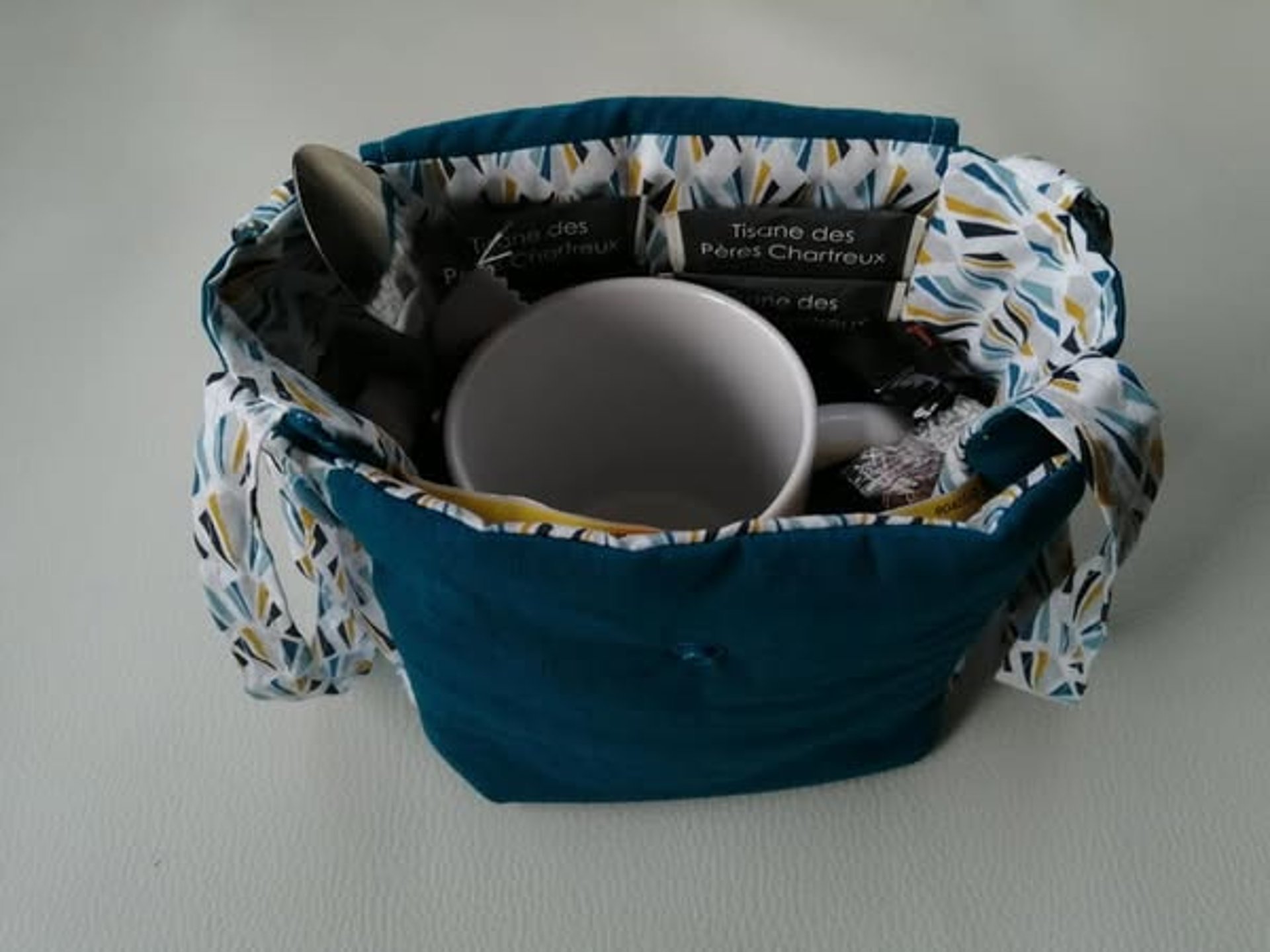 black blue and yellow textile
