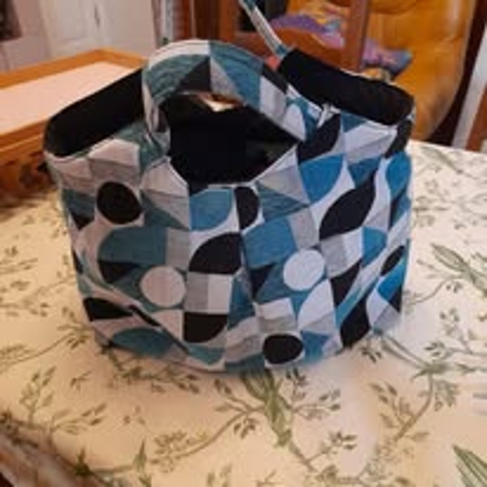 black blue and yellow textile
