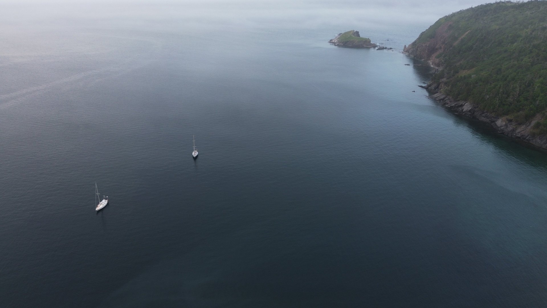 white sailboat