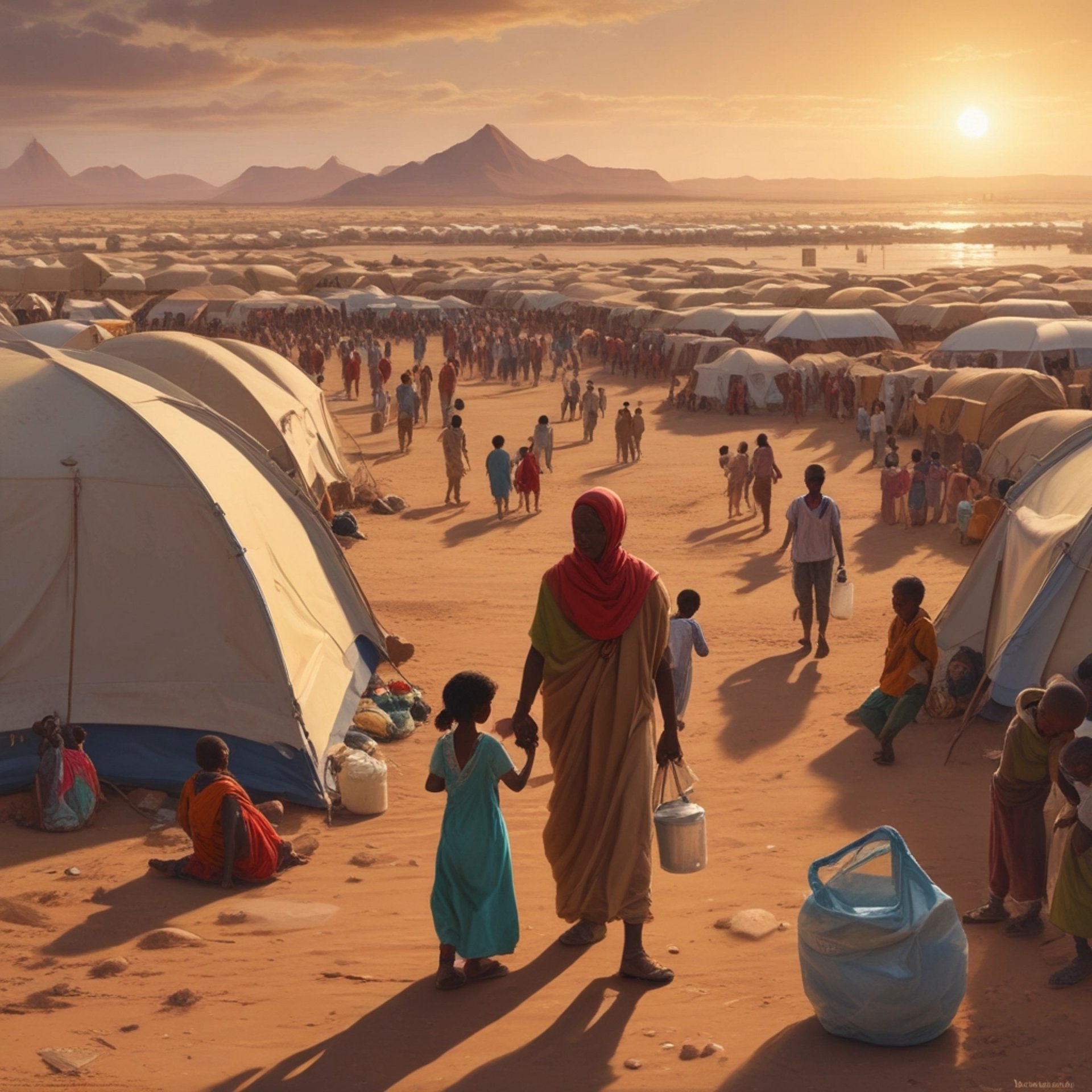 an abstract photo of a curved building with a blue sky in the background
