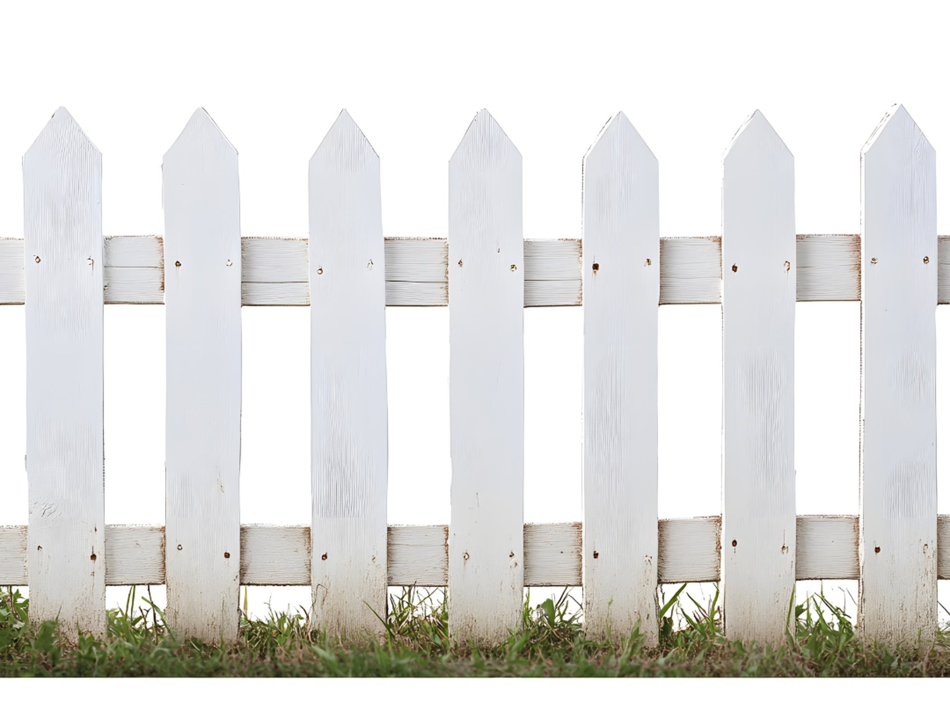 green grass near beige wall