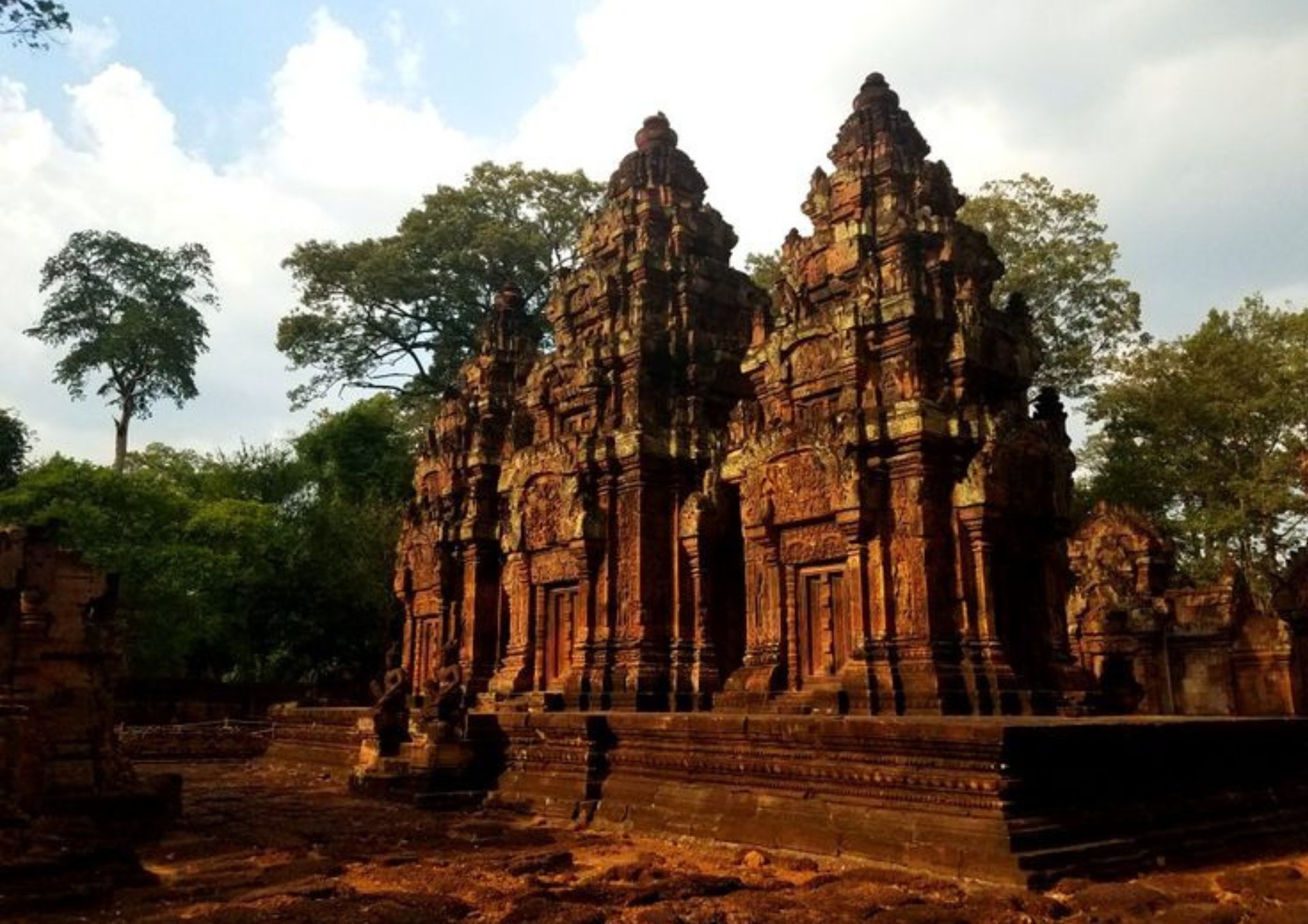 an abstract photo of a curved building with a blue sky in the background