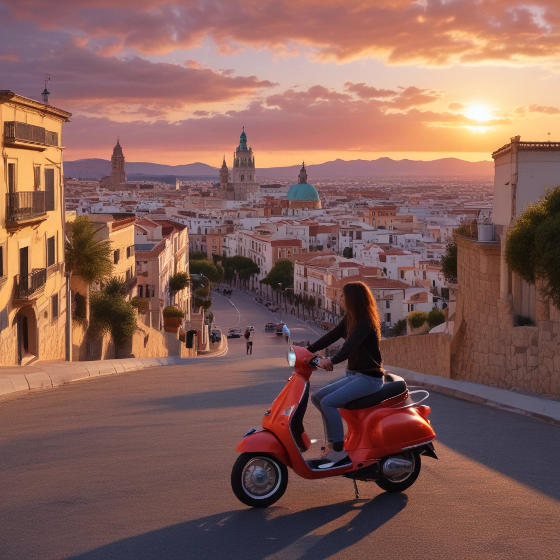 a cobblestone street lined with parked cars