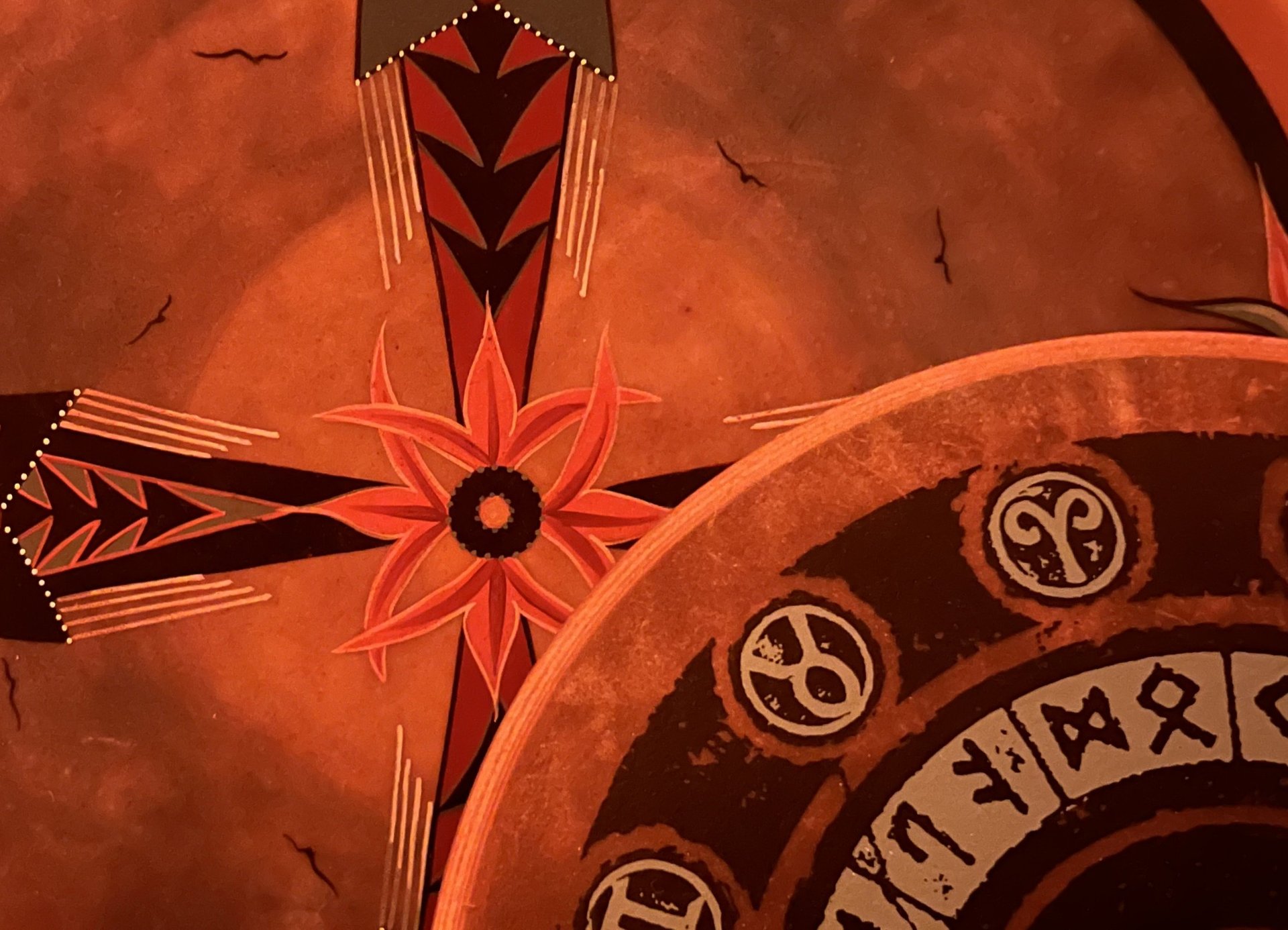 black and white floral textile