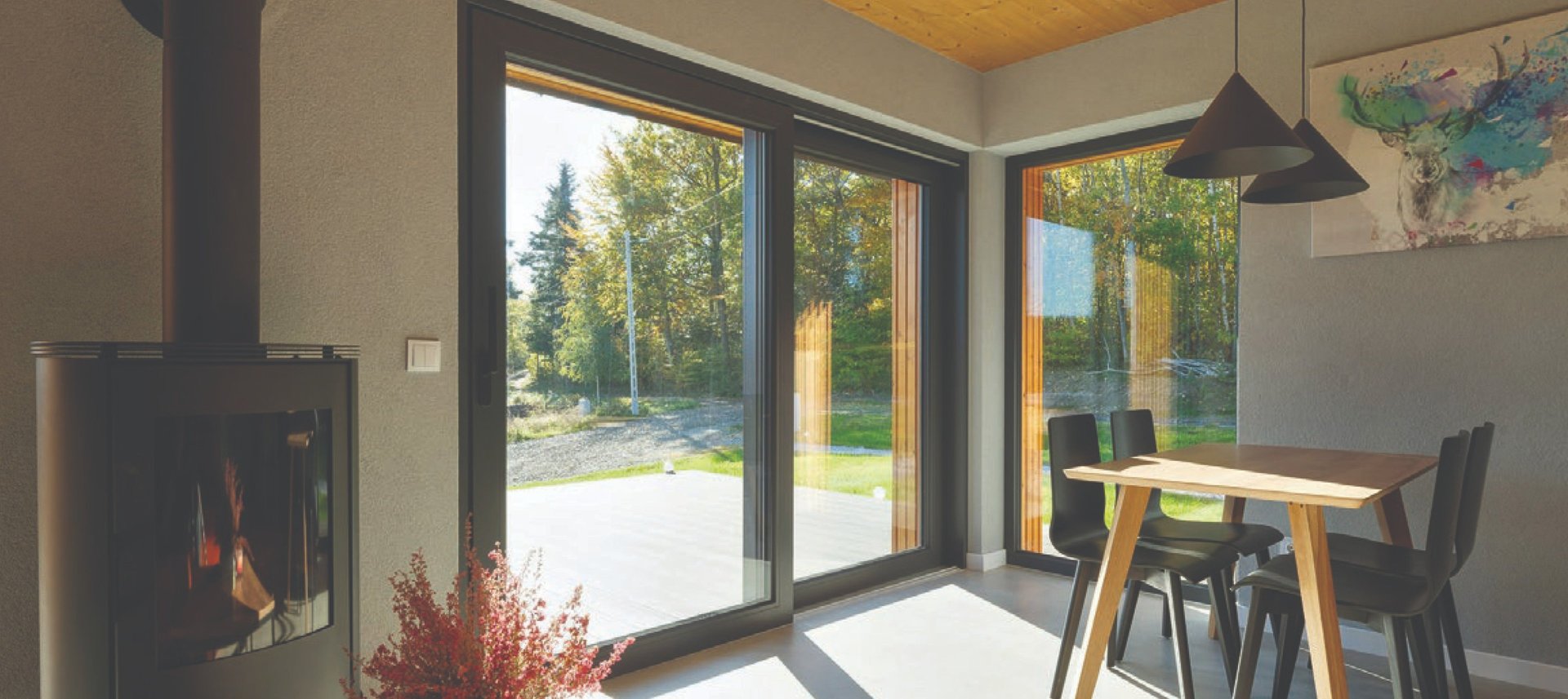 an abstract photo of a curved building with a blue sky in the background