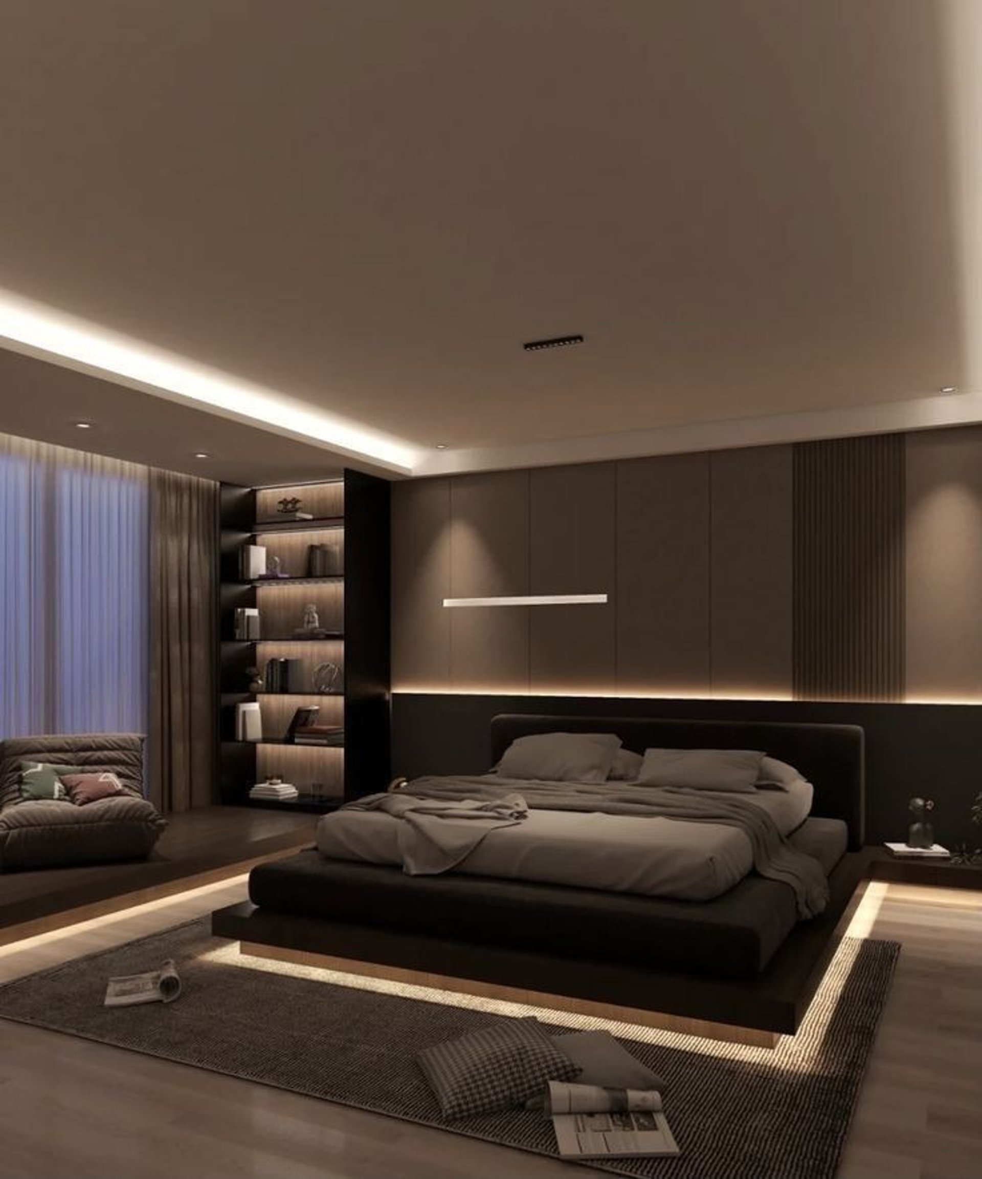 black and white bed linen