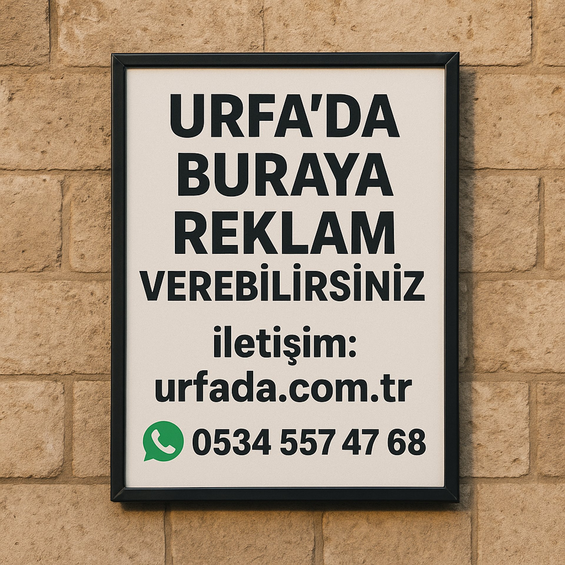 Urfa'da Reklam Alanı