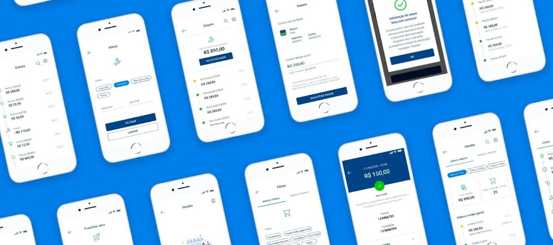 an abstract photo of a curved building with a blue sky in the background